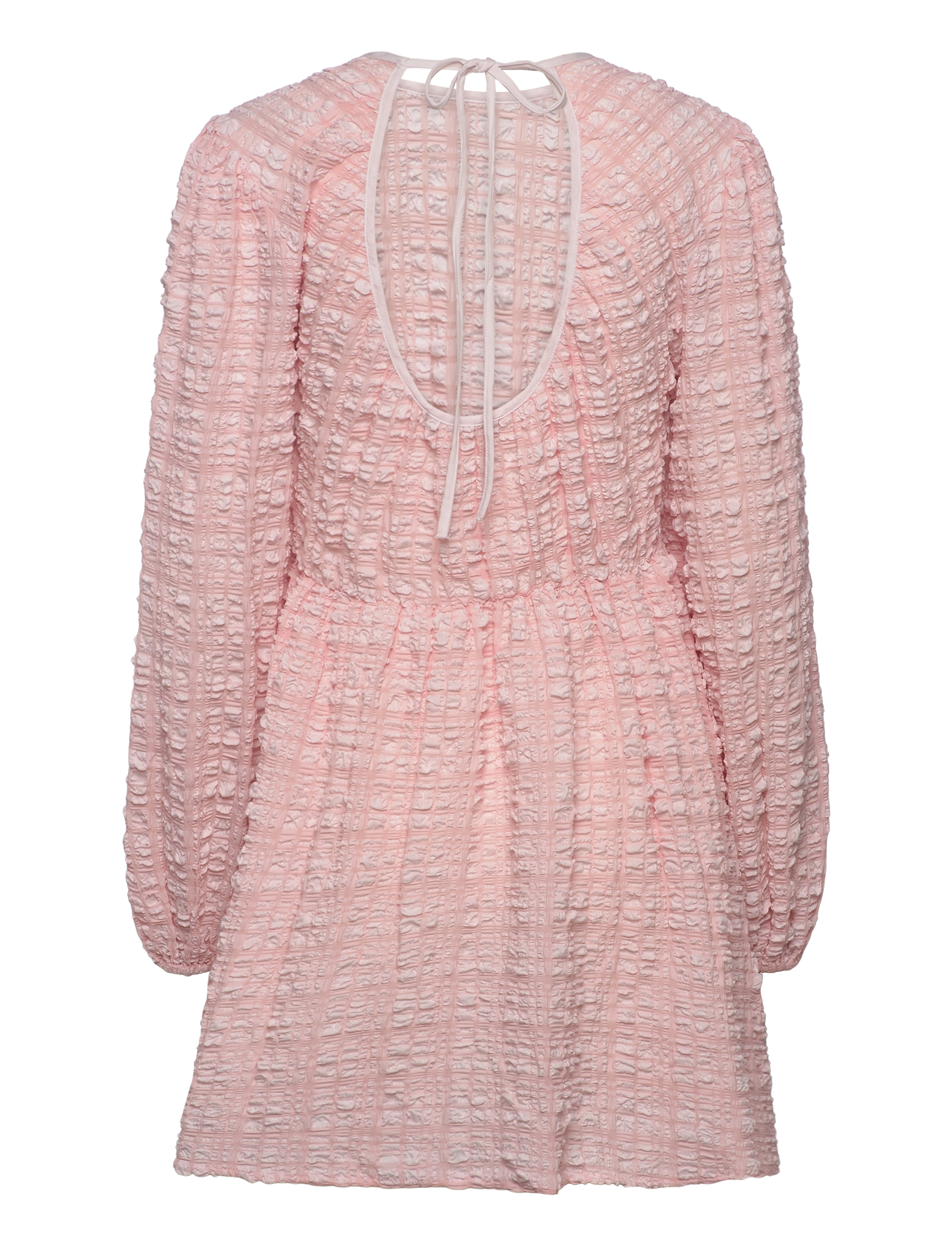 Gina Tricot - Open back dress - short dresses - pink - 1