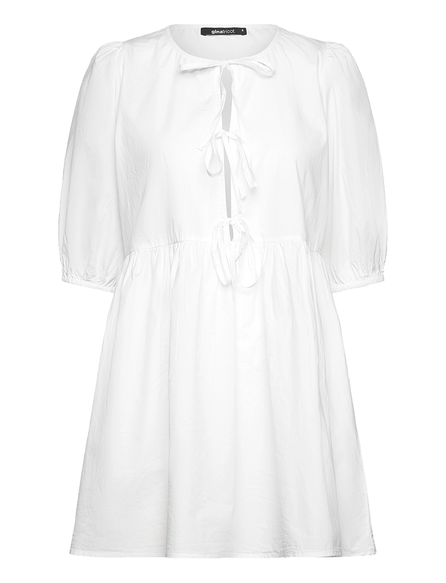Gina Tricot - Front tie dress - confirmation - white (1000) - 0