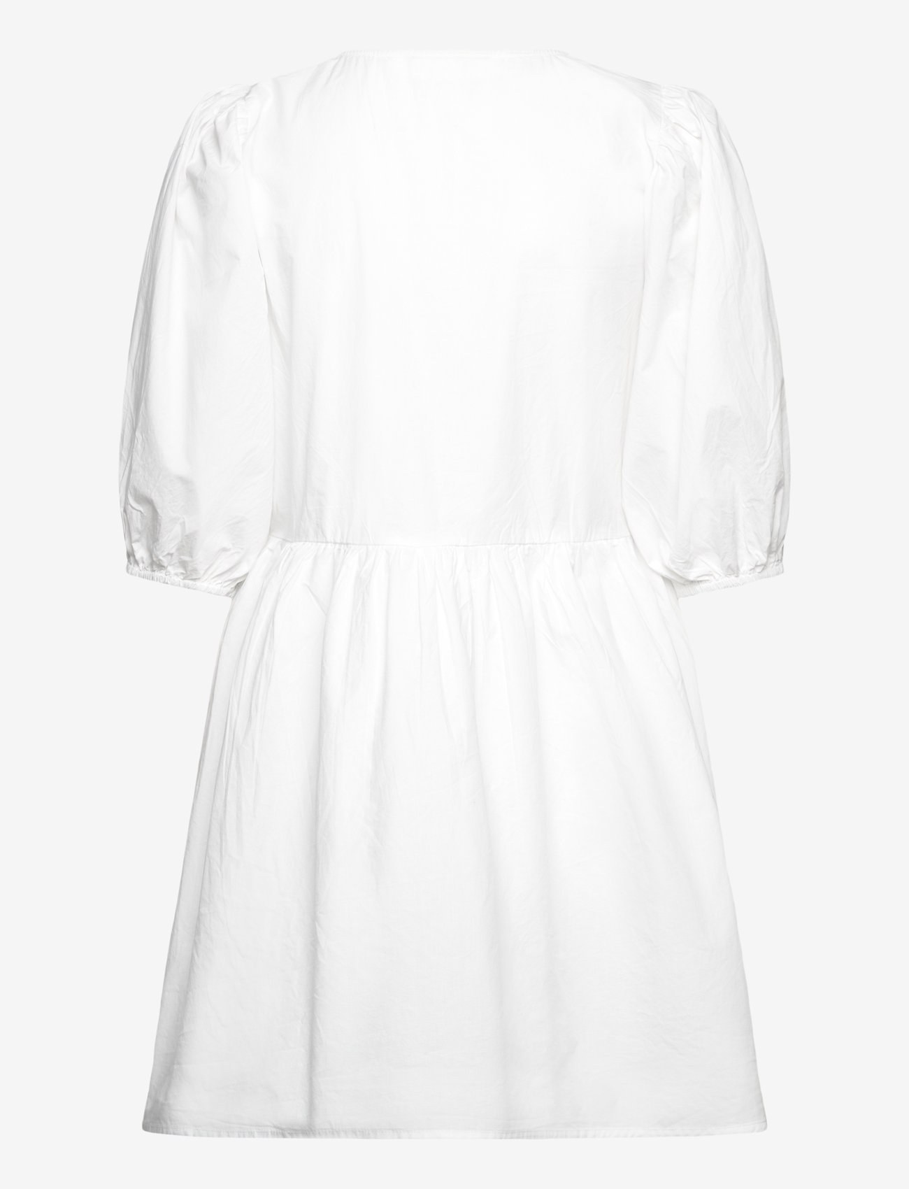 Gina Tricot - Front tie dress - konfirmation - white (1000) - 1