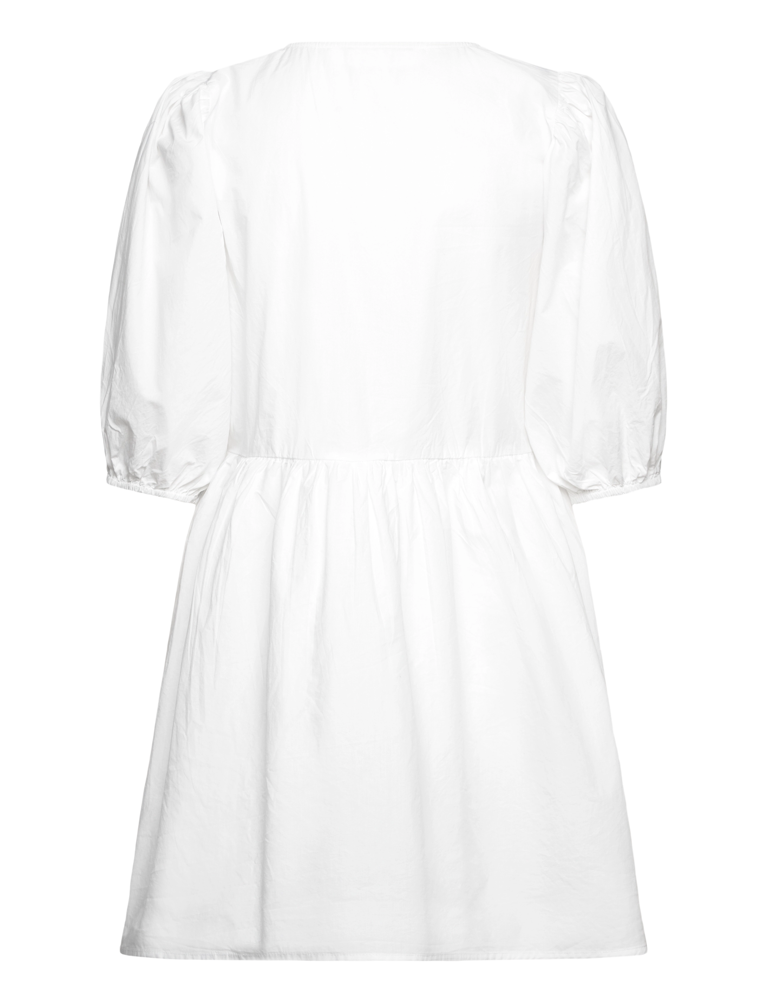 Gina Tricot - Front tie dress - konfirmatsioon - white (1000) - 1