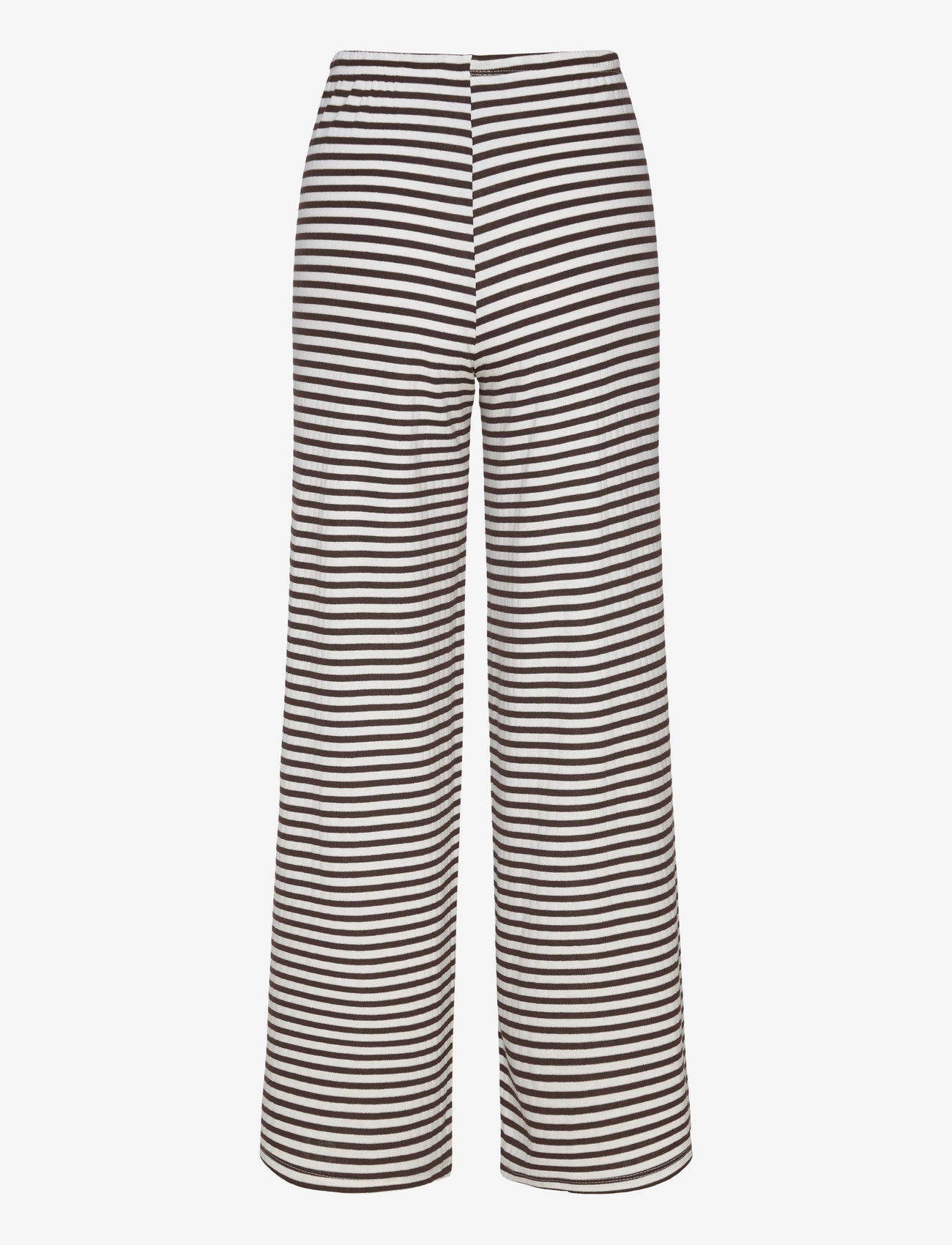 Gina Tricot - Striped soft trousers - pyjama pants - brown/white (7514) - 1