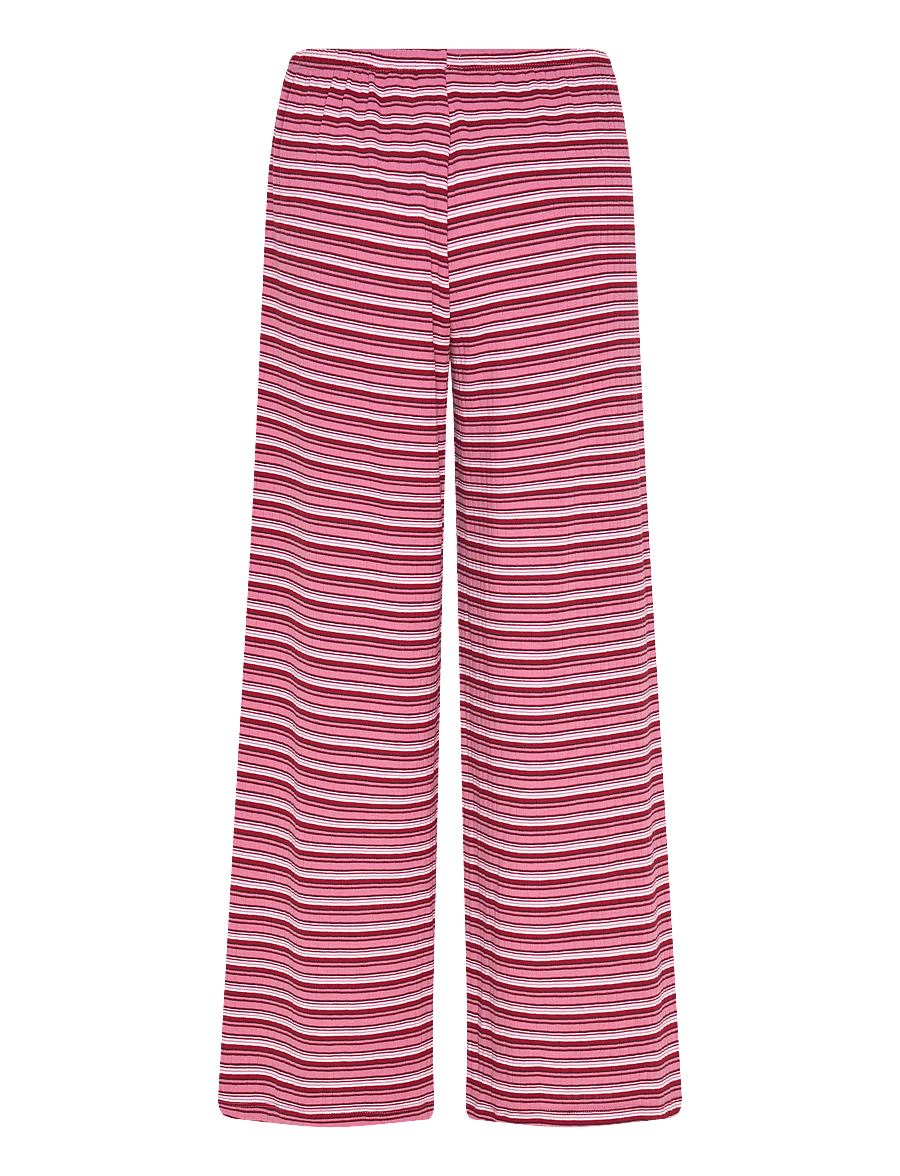 Gina Tricot - Striped soft trousers - pyjamasbyxor - candy pink (3550) - 1