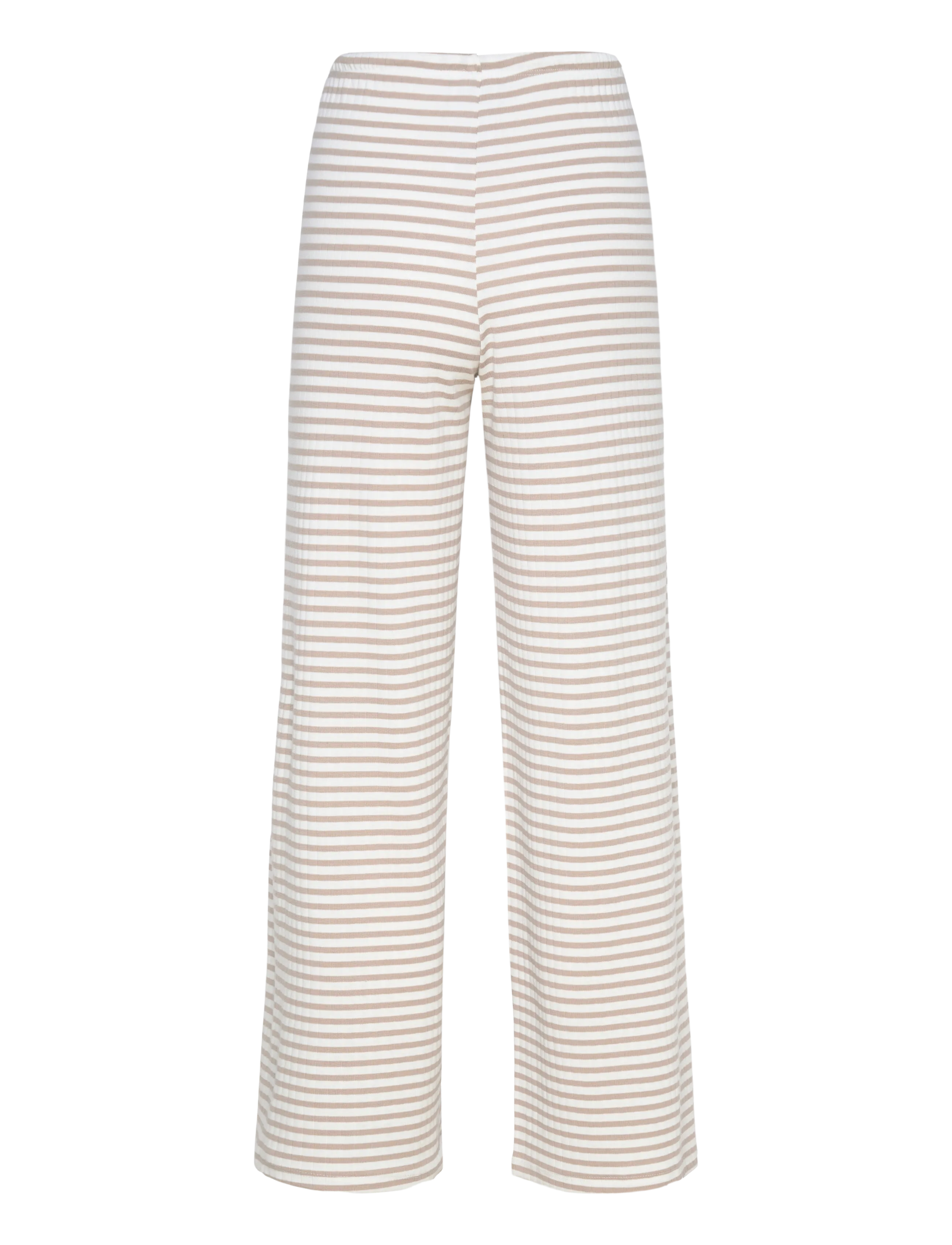 Gina Tricot - Striped soft trousers - pyjamahosen - white/beige str (1065) - 1