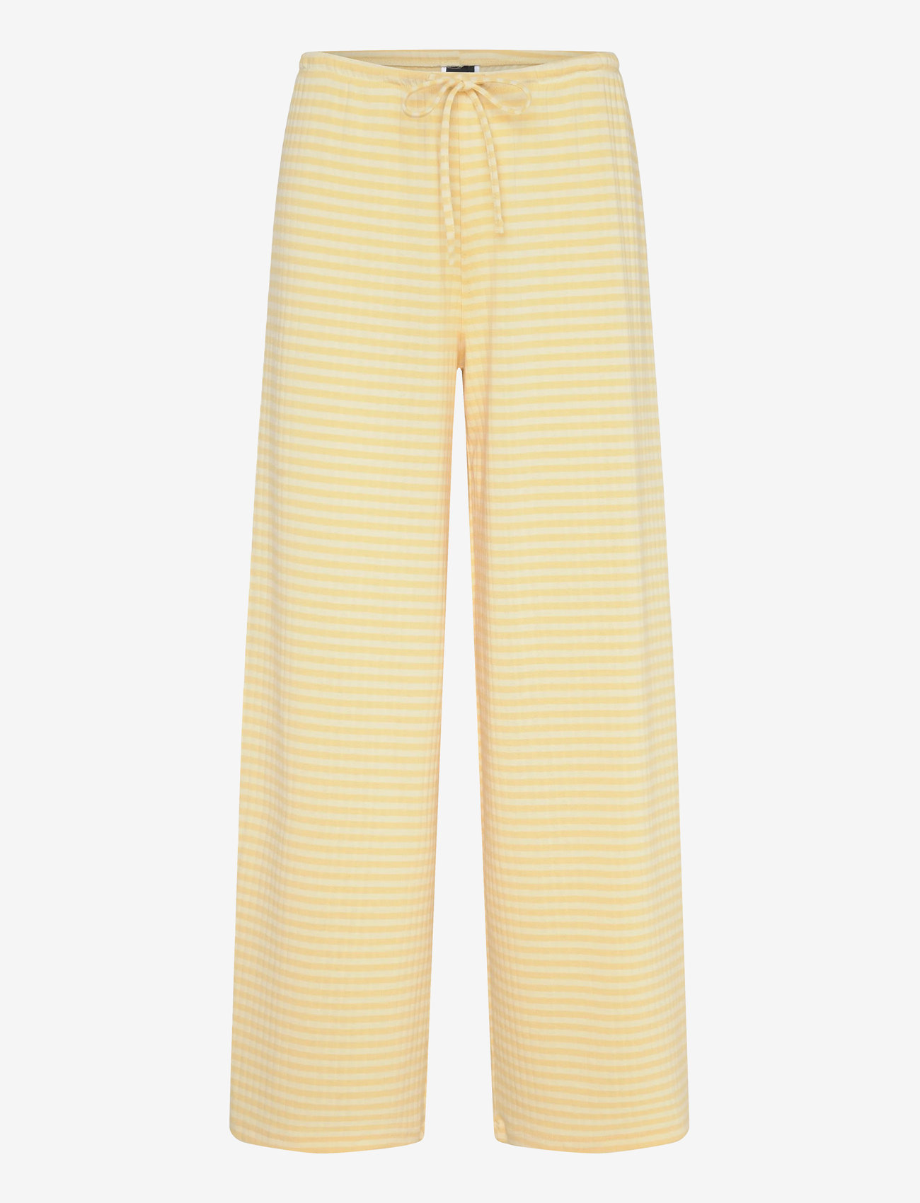 Gina Tricot - Striped soft trousers - pyjama pants - yellow - 0