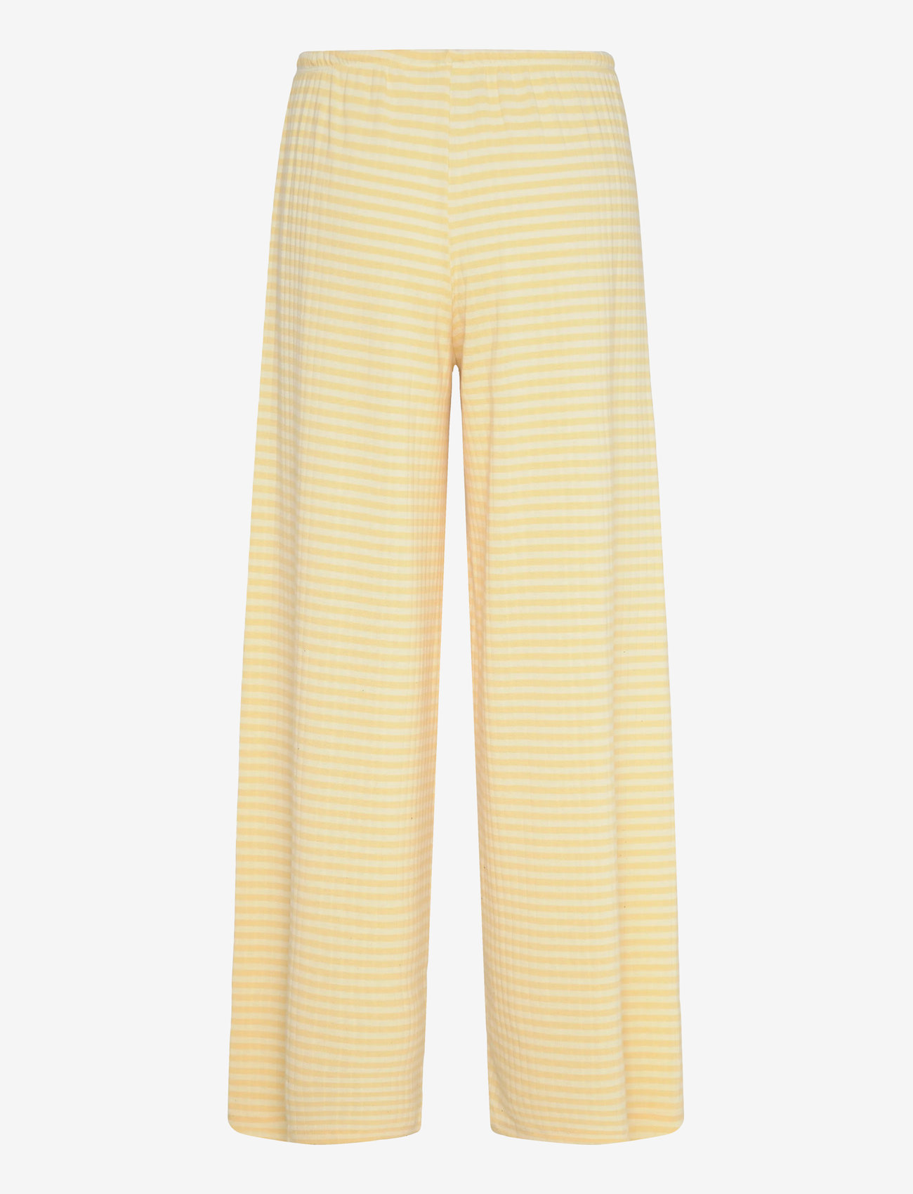 Gina Tricot - Striped soft trousers - pyjama pants - yellow - 1