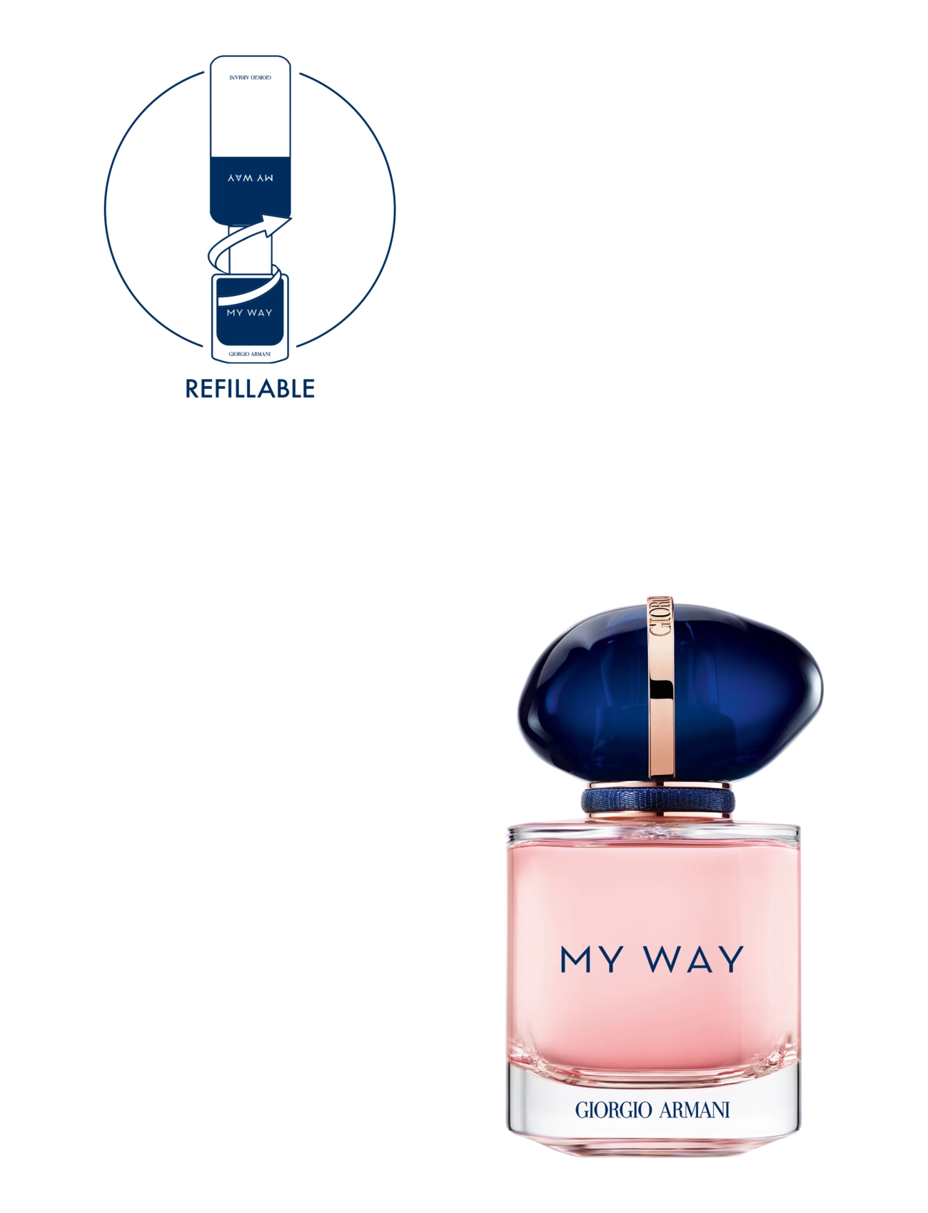 Armani Giorgio Armani My Way Eau De Parfum 30ml, 30 ml, Nude, Parfume > Eau De Parfum, Dame
