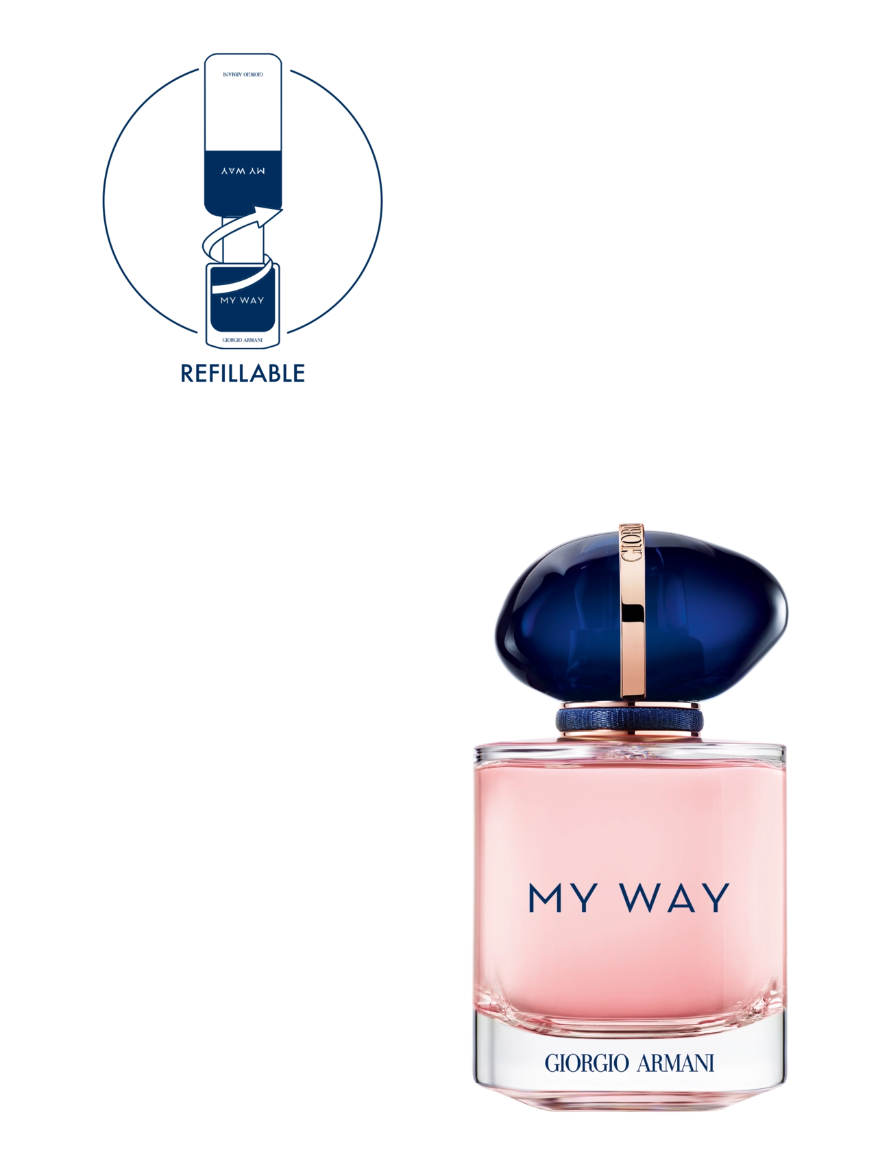Armani My Way Eau De Parfum, 50 ml, Nude, Parfume > Eau De Parfum, Dame