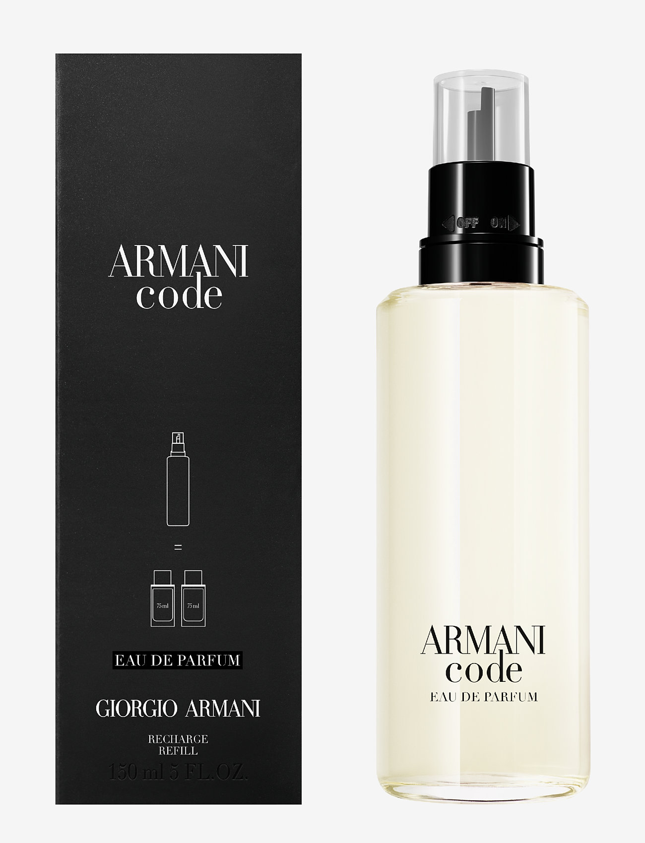 Armani - Giorgio Armani Code Eau de Parfum 150ml Refill - til ham  - clear - 1