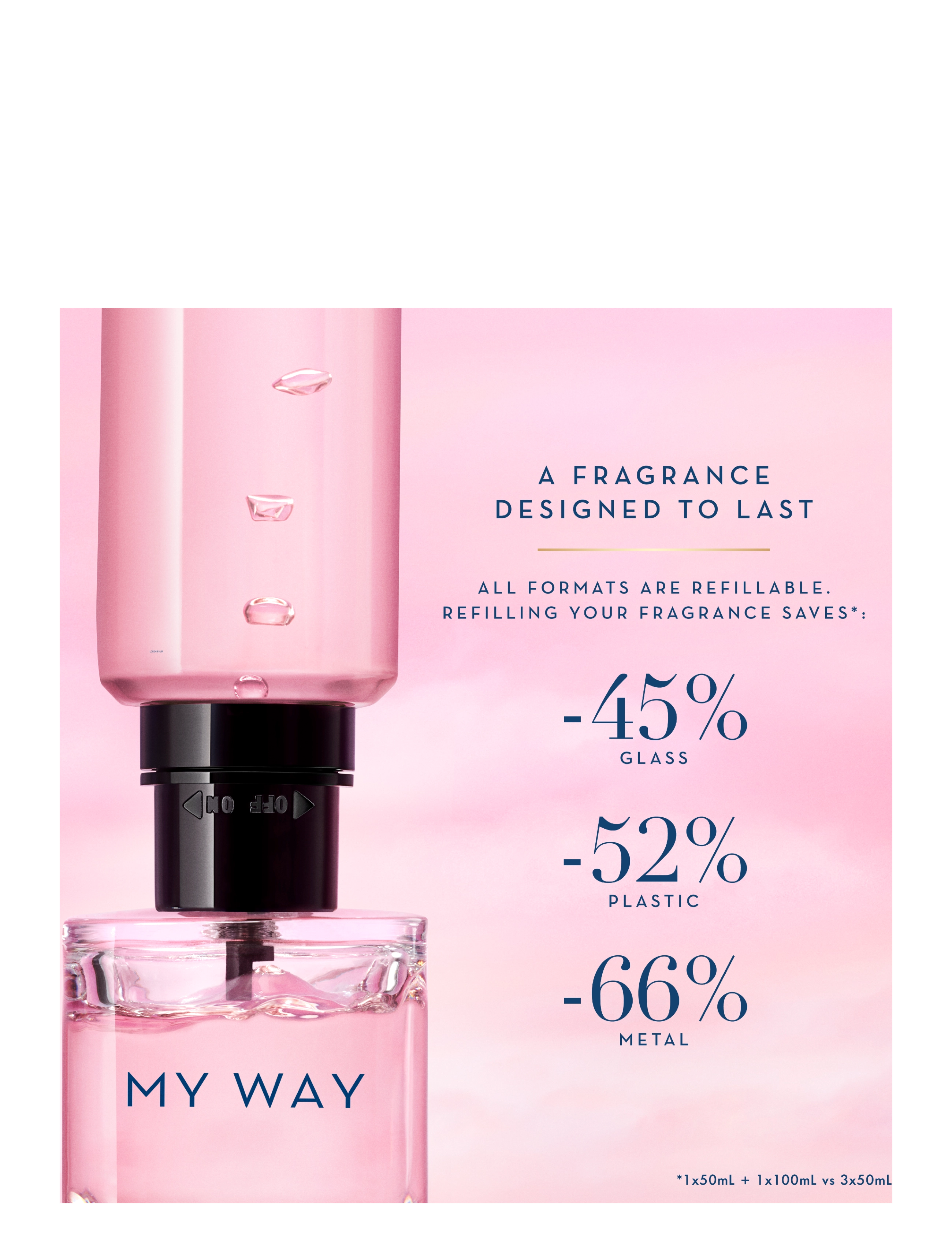 Armani - My Way Eau de Parfum Refill 100ml - till henne  - clear - 3
