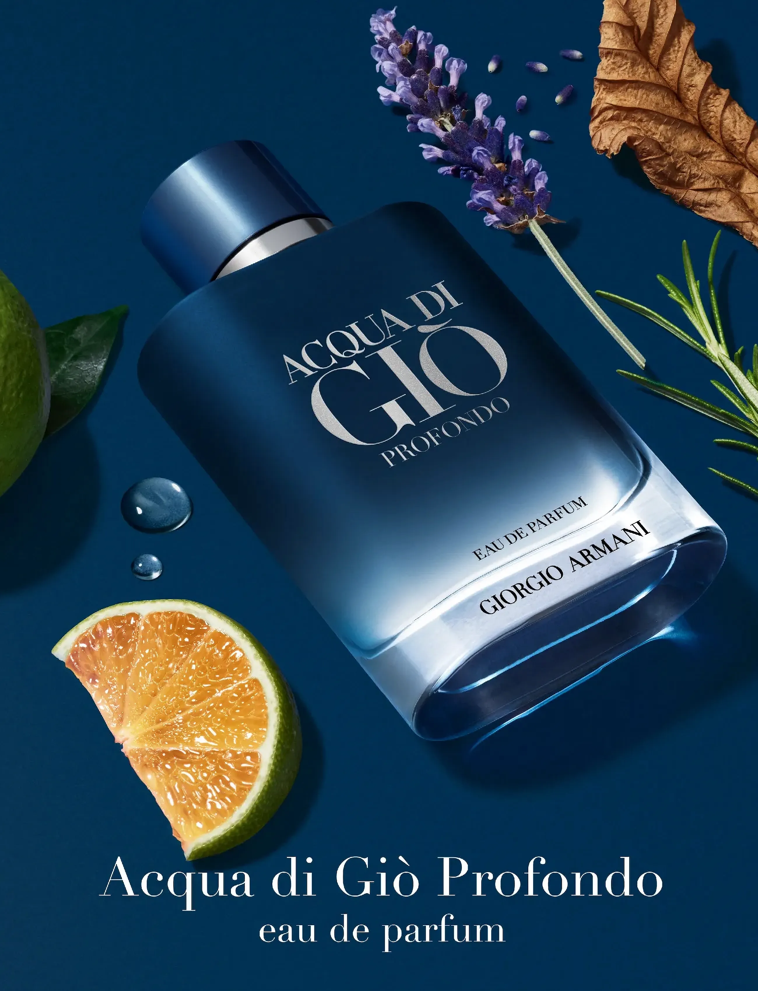 Armani Giorgio Armani Acqua Di Giò Profondo Eau De Parfum 200ml, 200 ml, Blue, Parfume > Eau De Parfum, Herre
