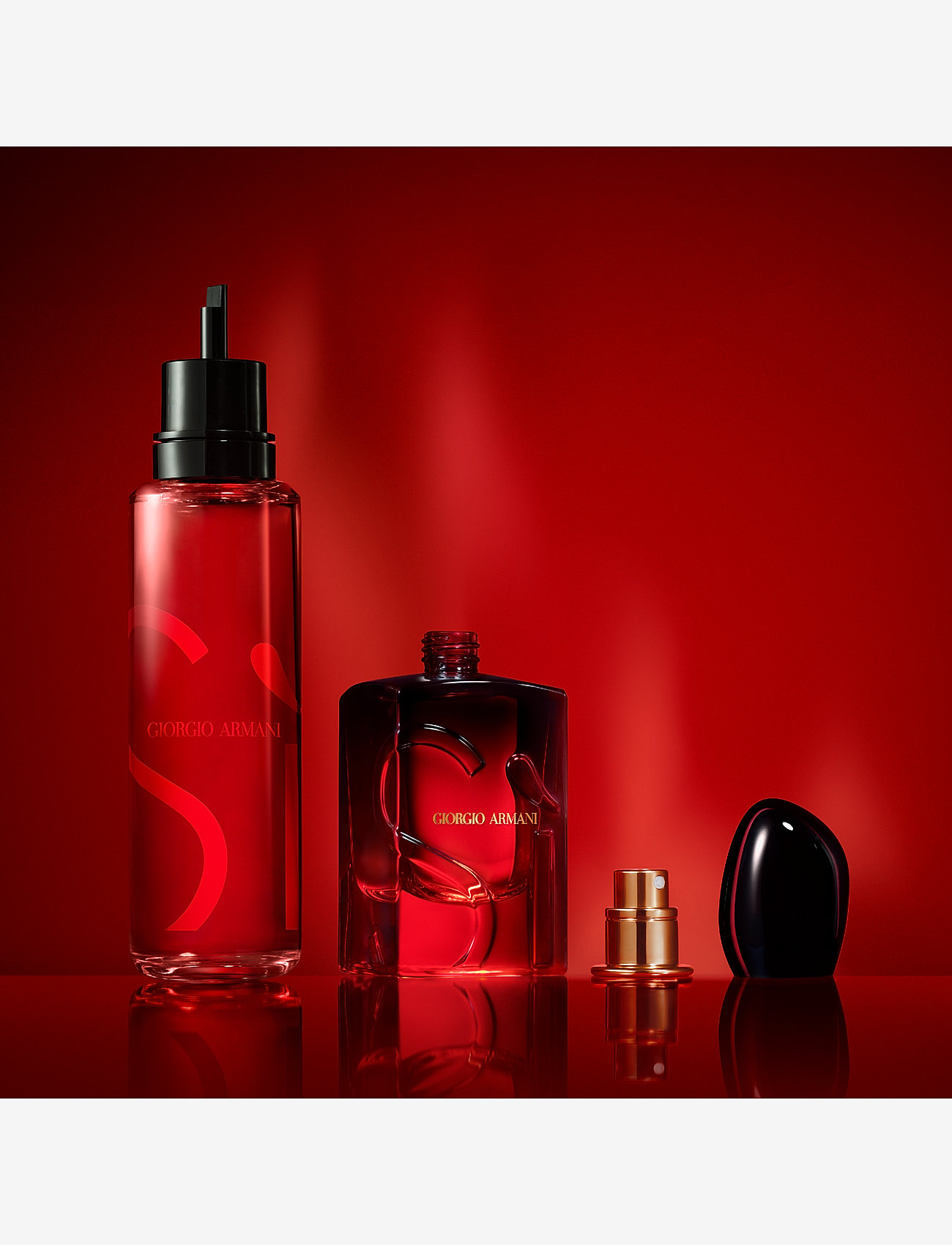 Armani - Armani SÌ Passione Eau de Parfum Intense Refill 100ml - bliv klar til date night - clear - 4