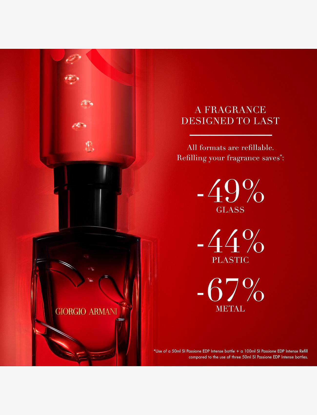 Armani - Armani SÌ Passione Eau de Parfum Intense Refill 100ml - bliv klar til date night - clear - 5