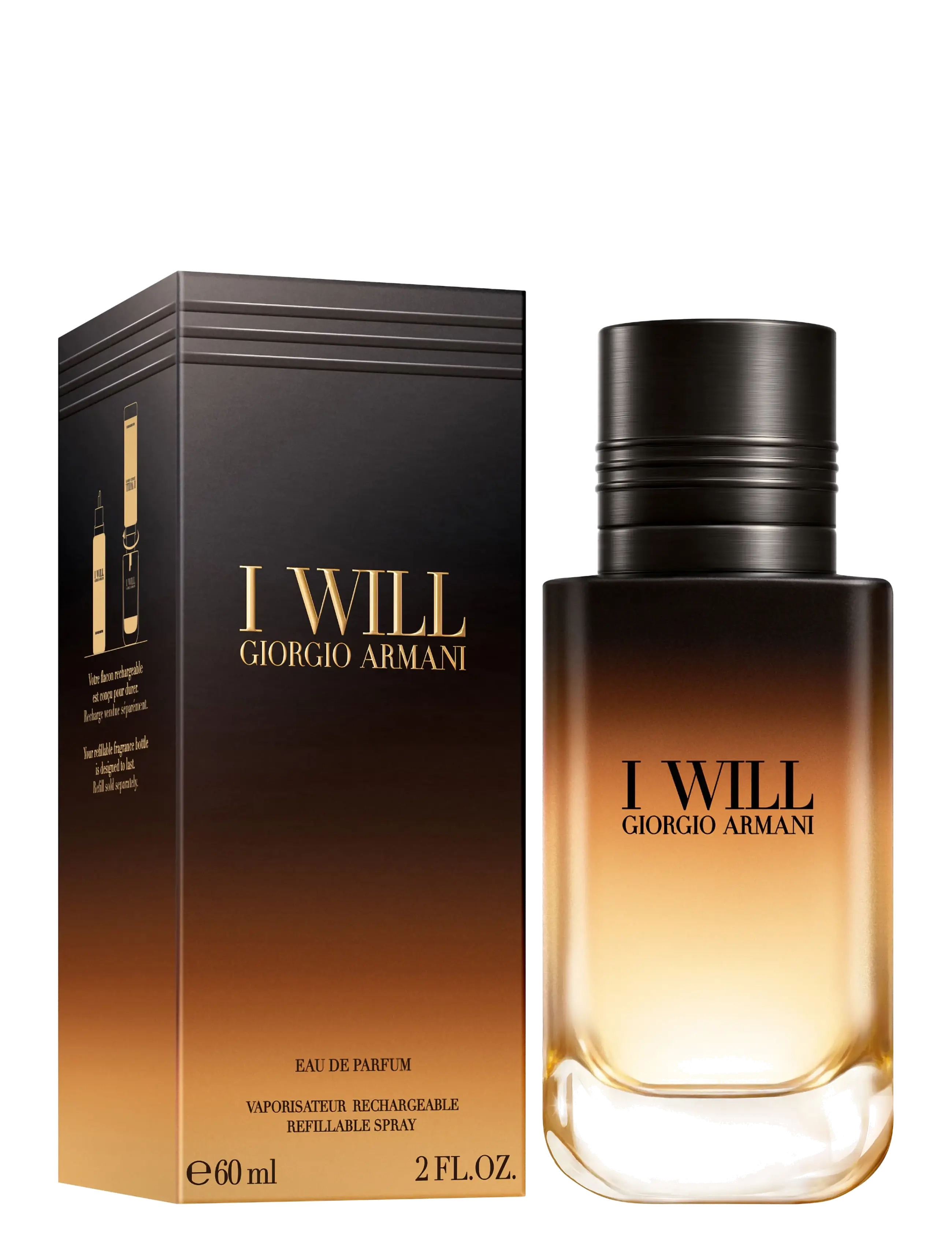 Armani - Giorgio Armani I WILL Eau de Parfum Fragrance 60ml - till honom  - clear - 1