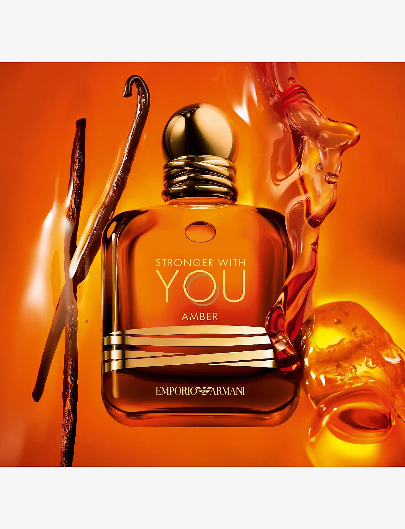 Armani - Emporio Armani Stronger With You Eau De Parfum Amber 100ml - til ham  - clear - 3