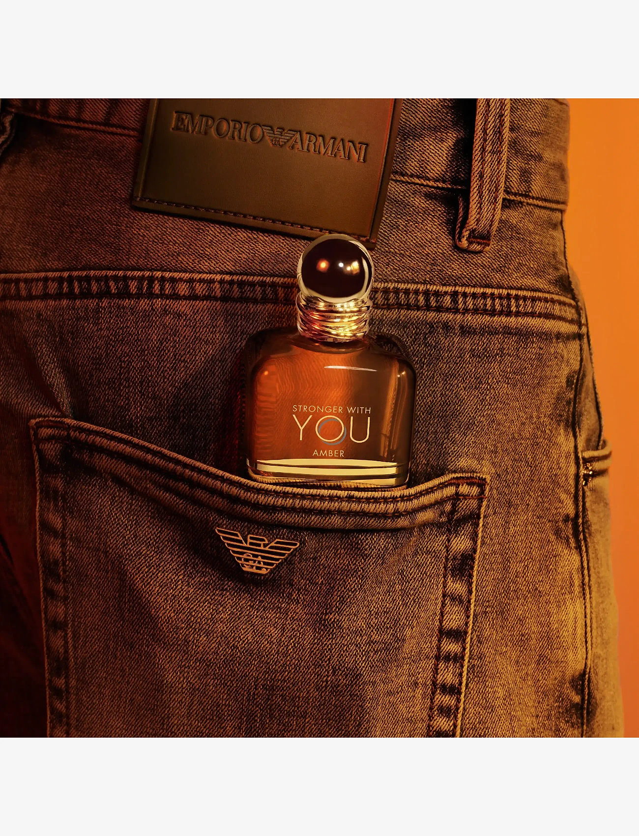 Armani - Emporio Armani Stronger With You Eau De Parfum Amber 100ml - til ham  - clear - 5