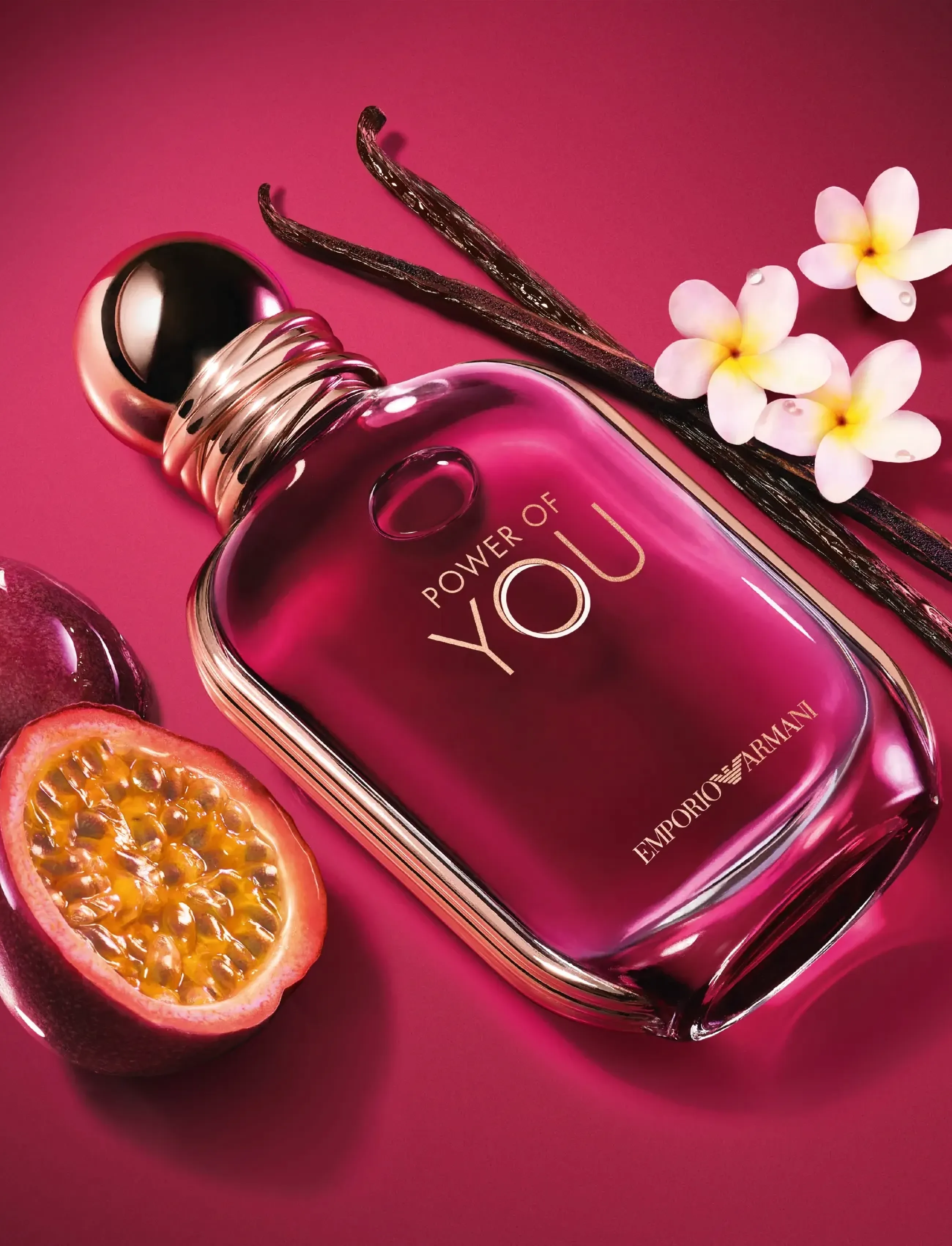 Armani Power Of You Eau De Parfum Gourmand Fruity Floral Fragrance With Passion Fruit 50ml, 50 ml, Nude, Parfume > Eau De Parfum, Dame