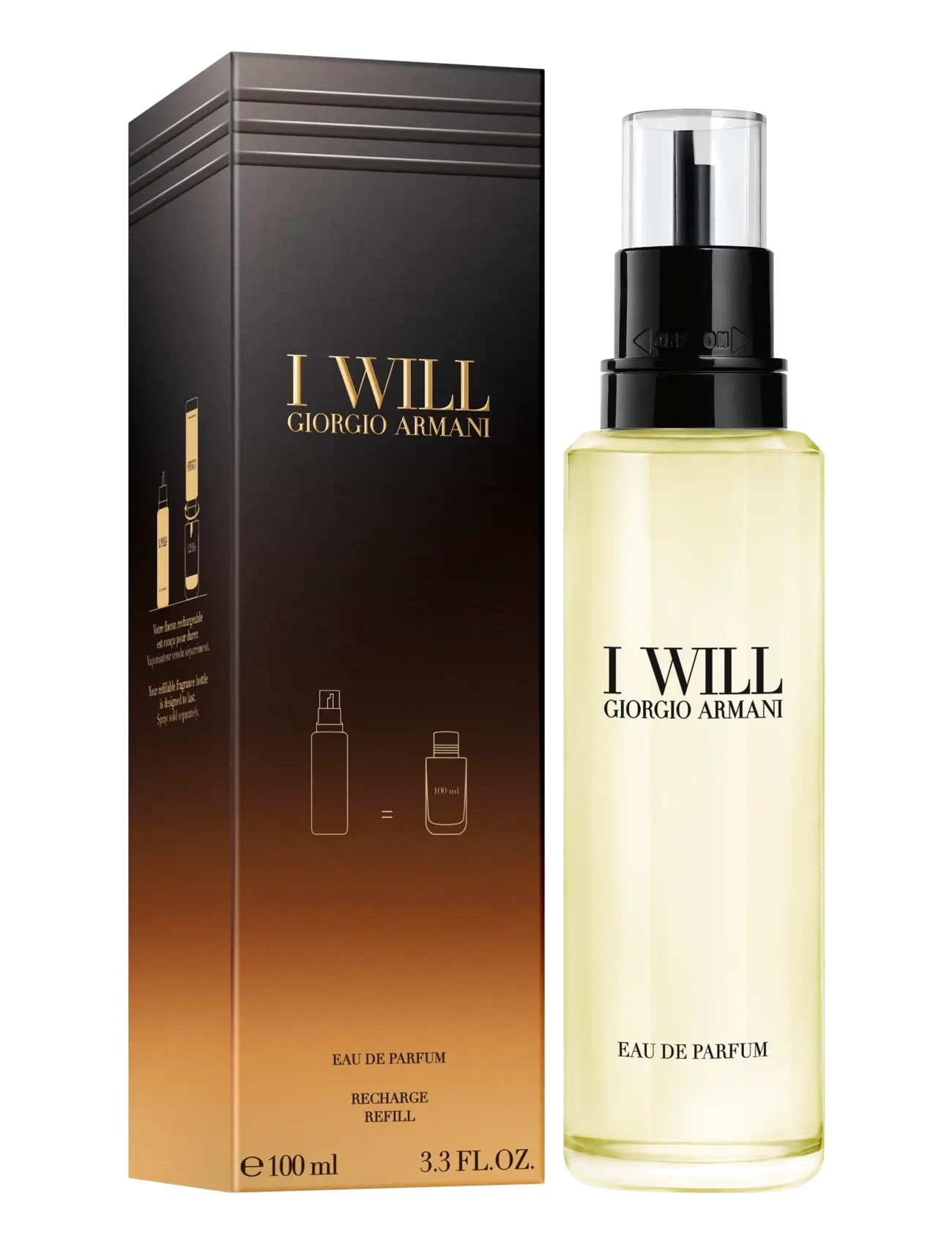 Armani - Giorgio Armani I WILL Eau de Parfum Fragrance Refill 100ml - clear - 1
