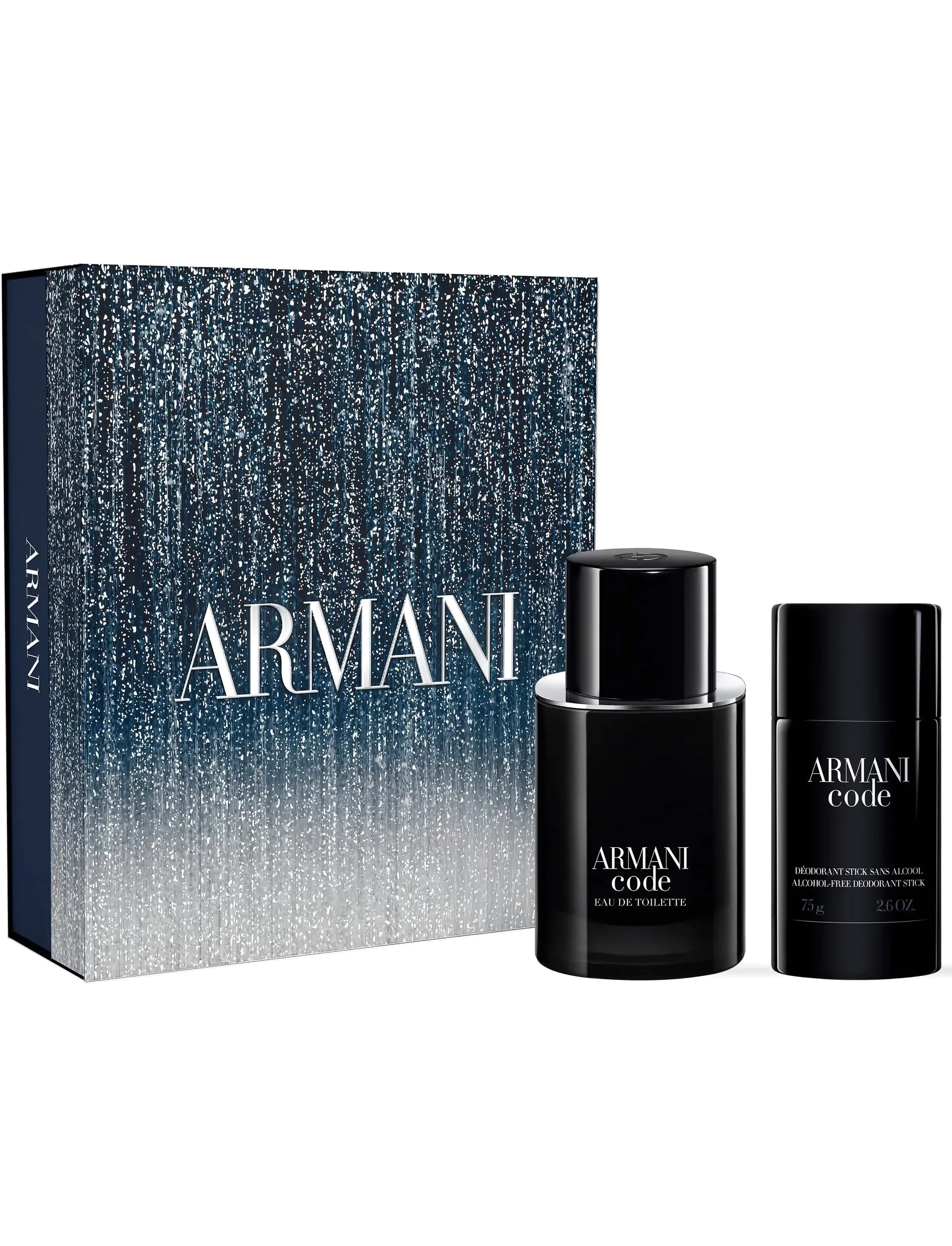 Armani Armani Code Edt Gift Set 2025 Edt 50ml & Deodorant Stick 75ml, 1 PCE, Black, Parfume > Eau De Toilette, Herre