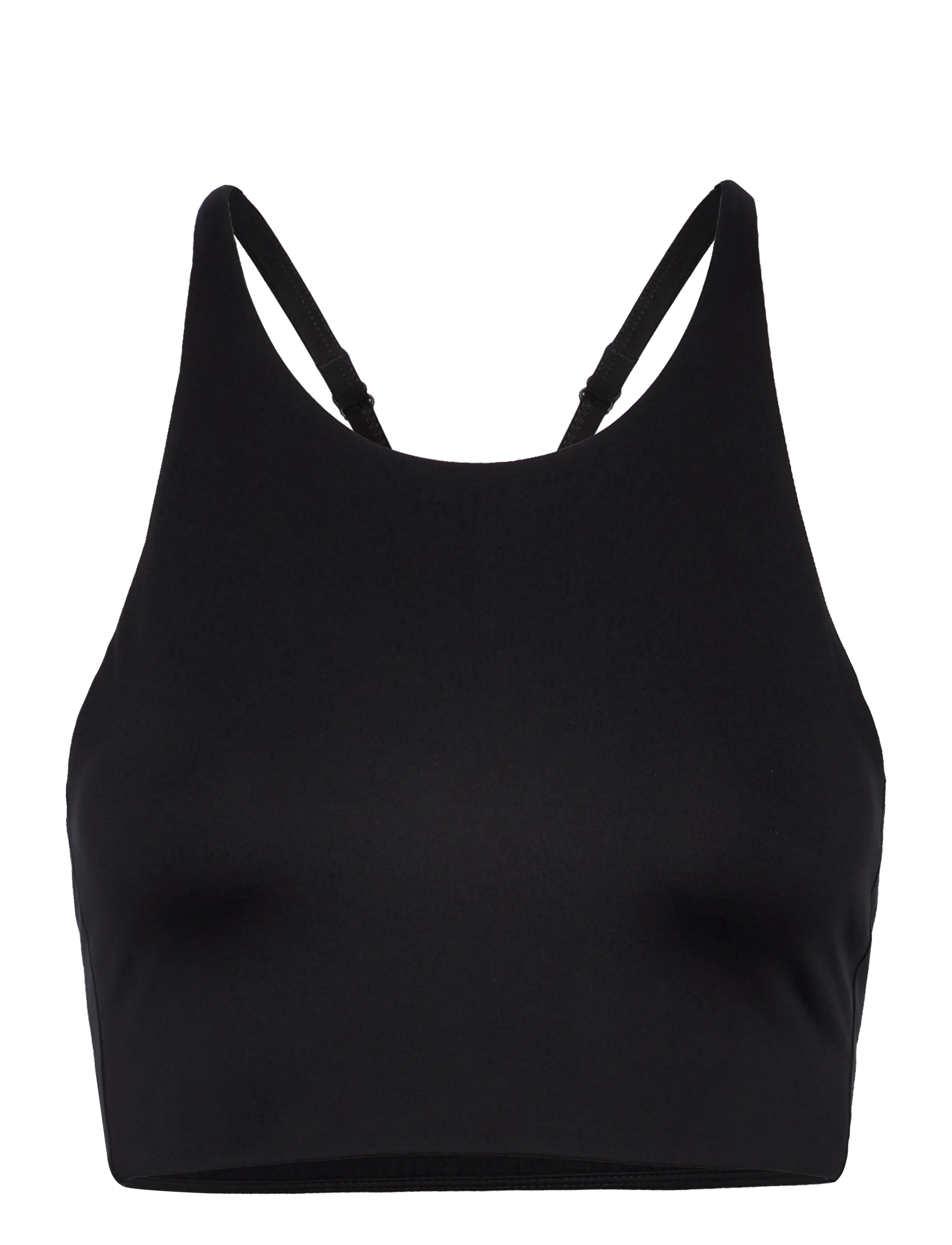 Girlfriend Collective Topanga Bra, Cross-Back - Badminton - BLACK / black