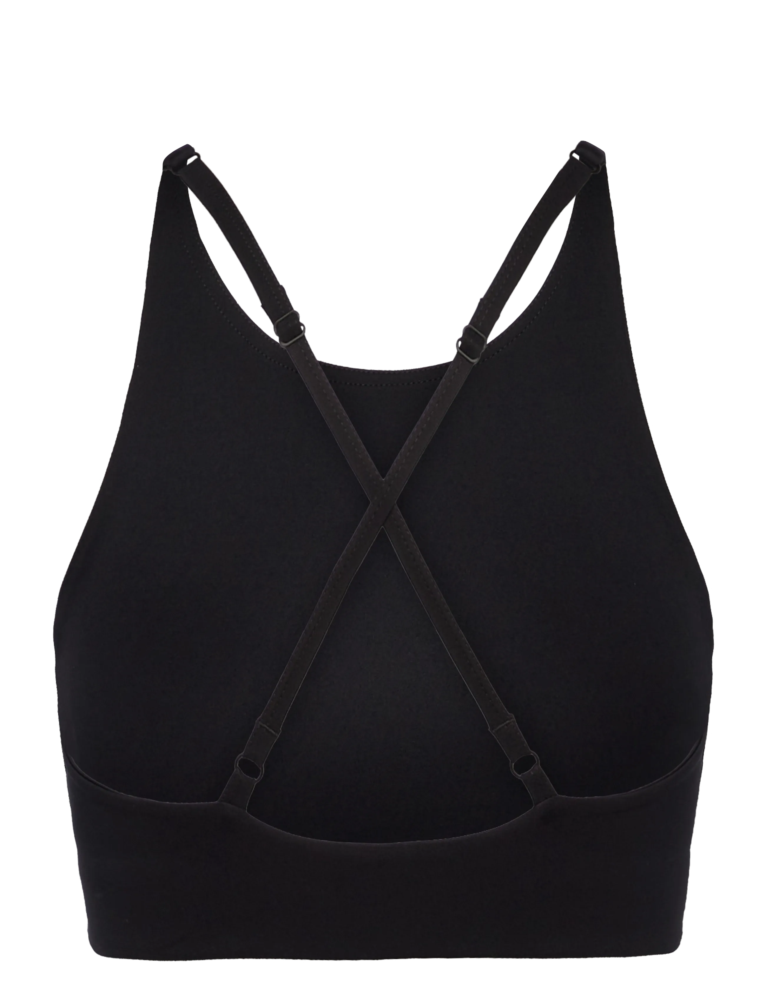 Girlfriend Collective - Topanga Bra, Cross-Back - keskmine toestus - black - 2