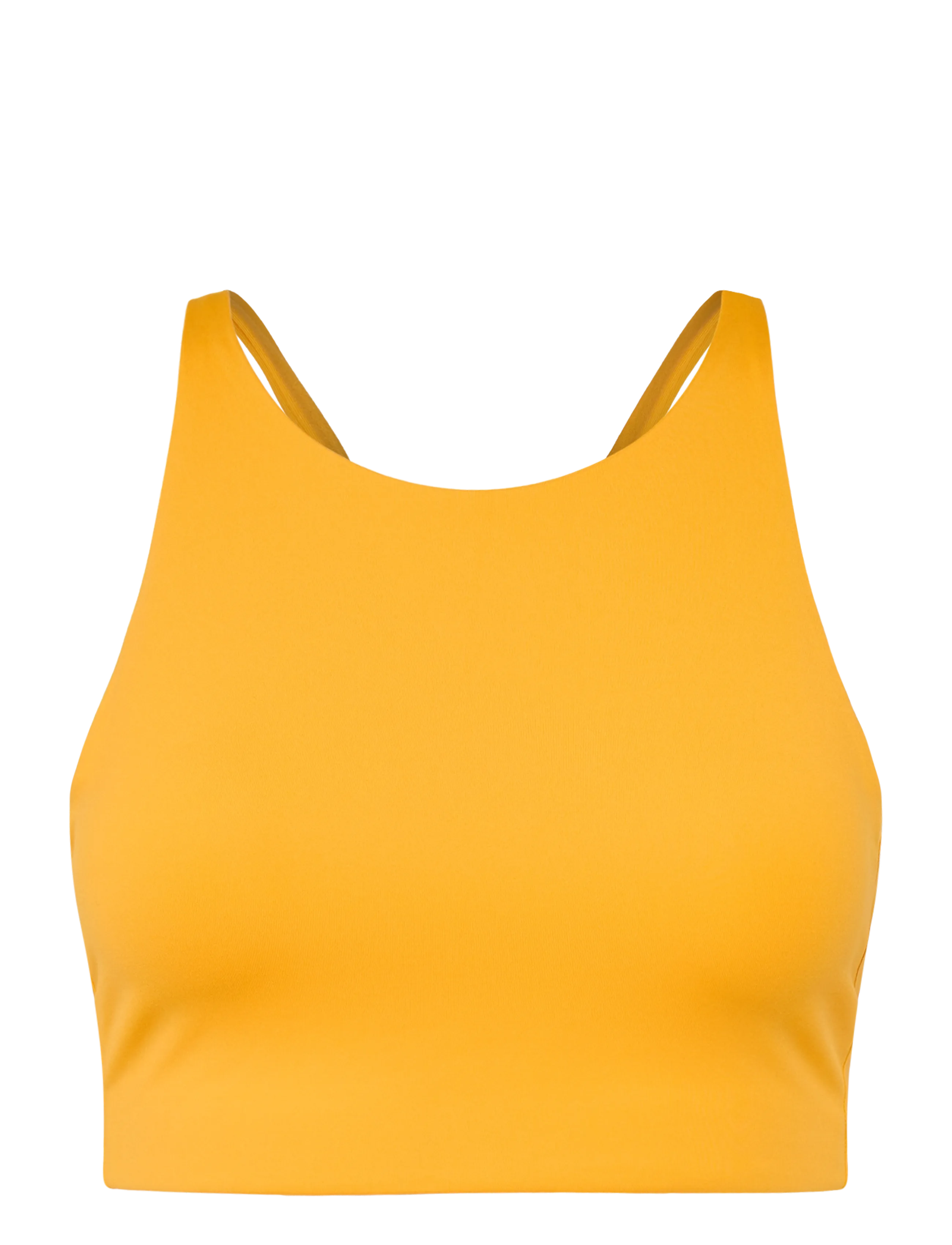 Girlfriend Collective Topanga Bra, Cross-Back - Alle Produkte - GOLDEN GLOW / yellow