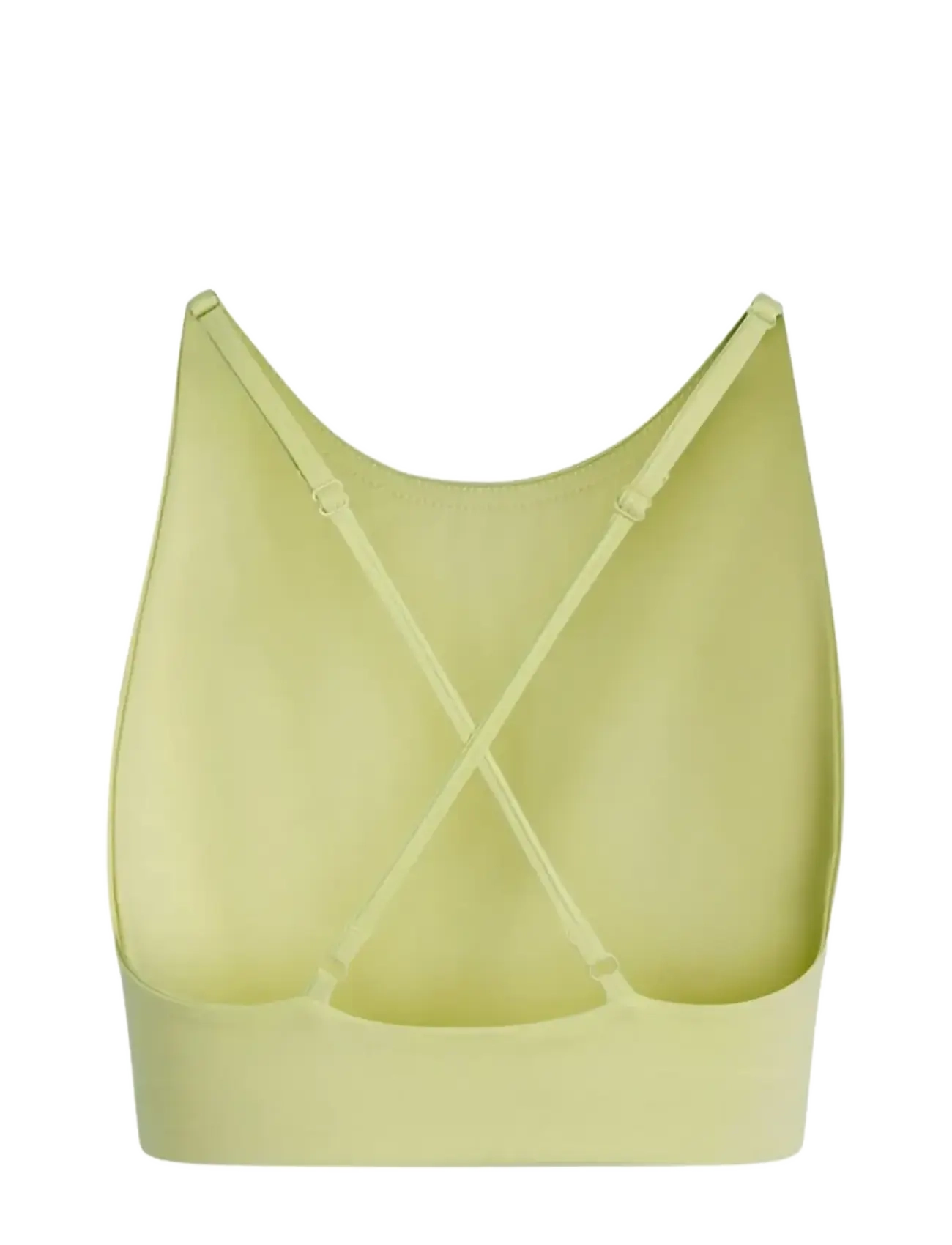 Girlfriend Collective - Topanga Bra, Cross-Back - sports bh'er: medium støtte - lime - 2