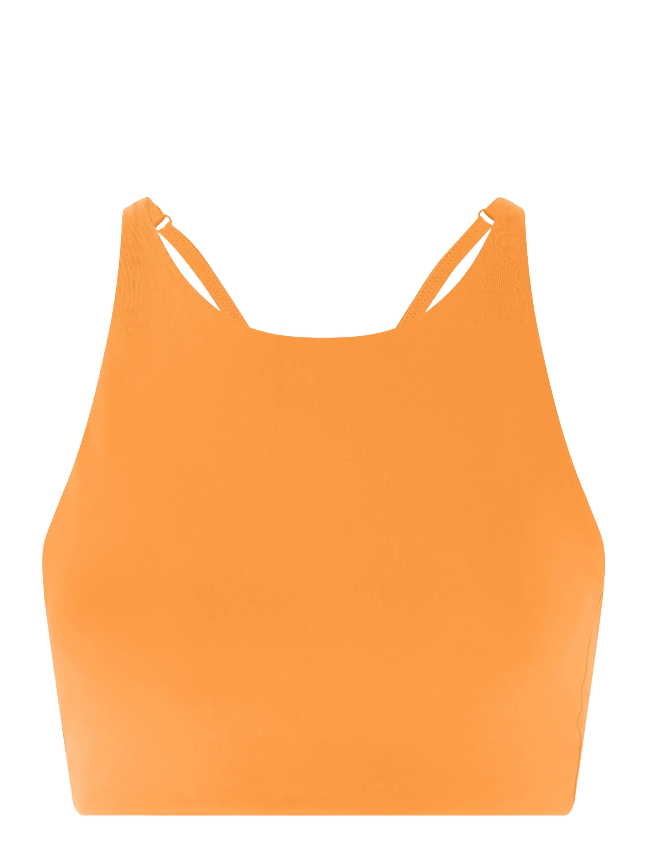 Girlfriend Collective Topanga Bra, Cross-Back - Underkläder - ORANGE ZEST / orange