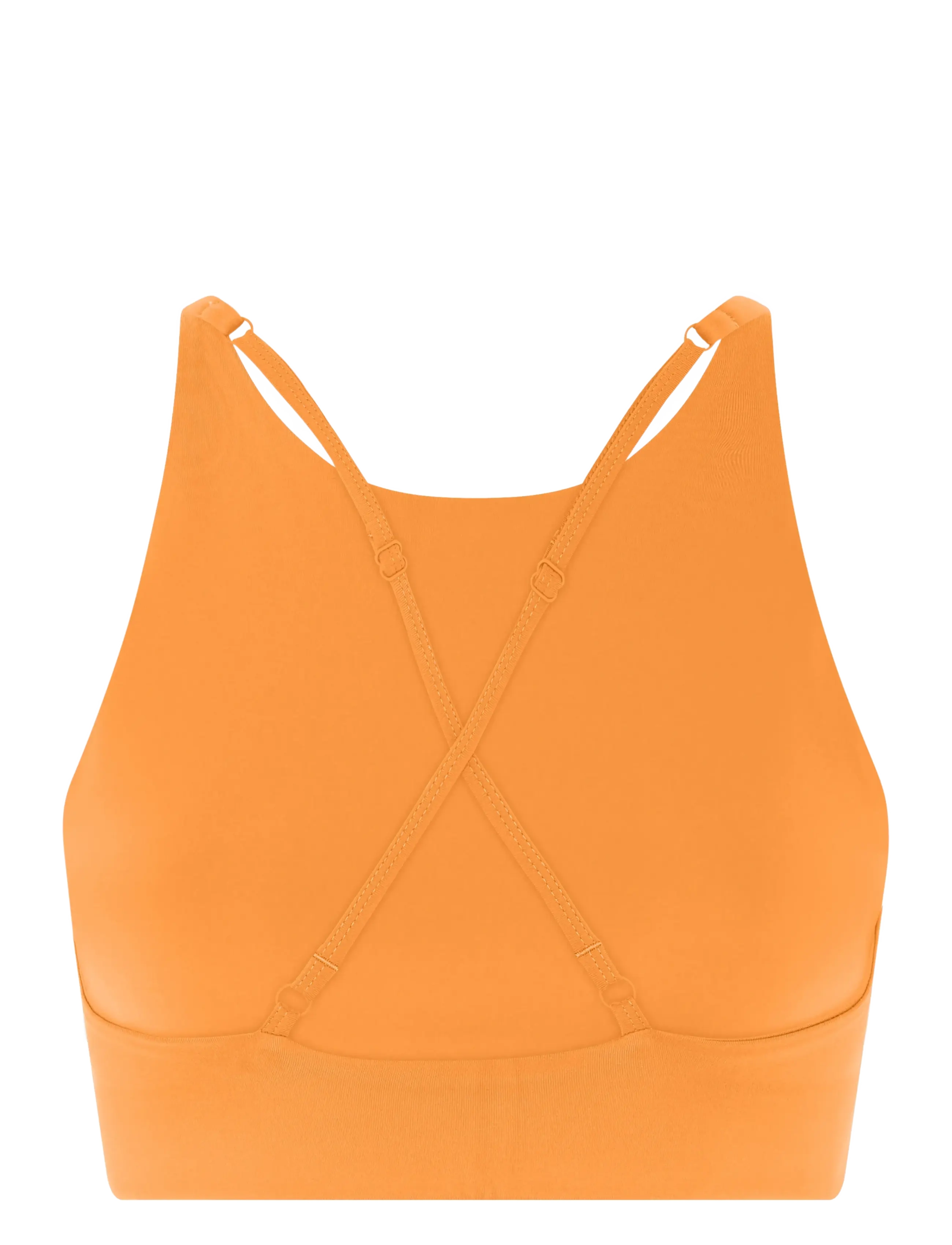 Girlfriend Collective - Topanga Bra, Cross-Back - sports bh'er: medium støtte - orange zest - 2