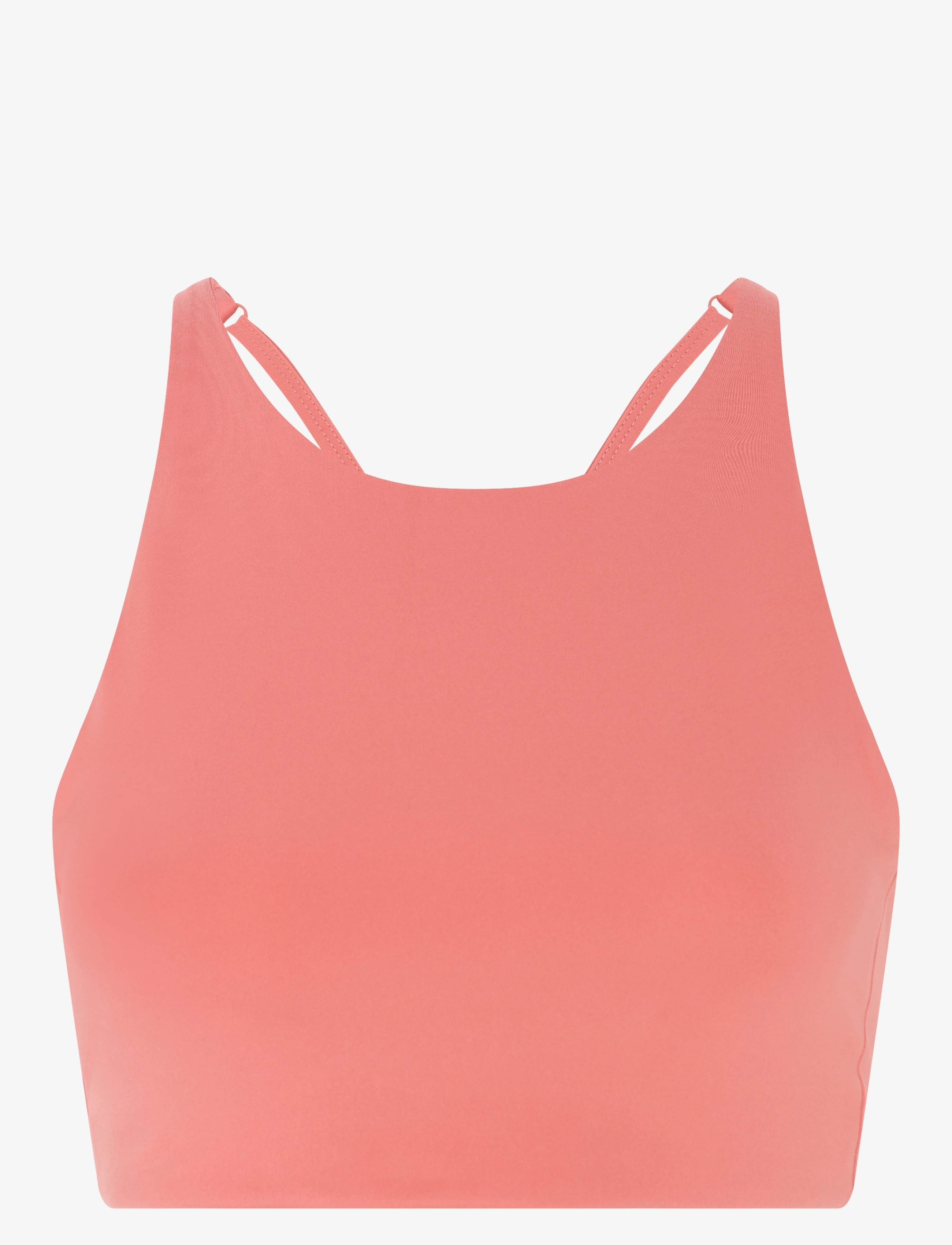 Girlfriend Collective Topanga Bra, Cross-Back - Sports BH'er - PRIMROSE / coral