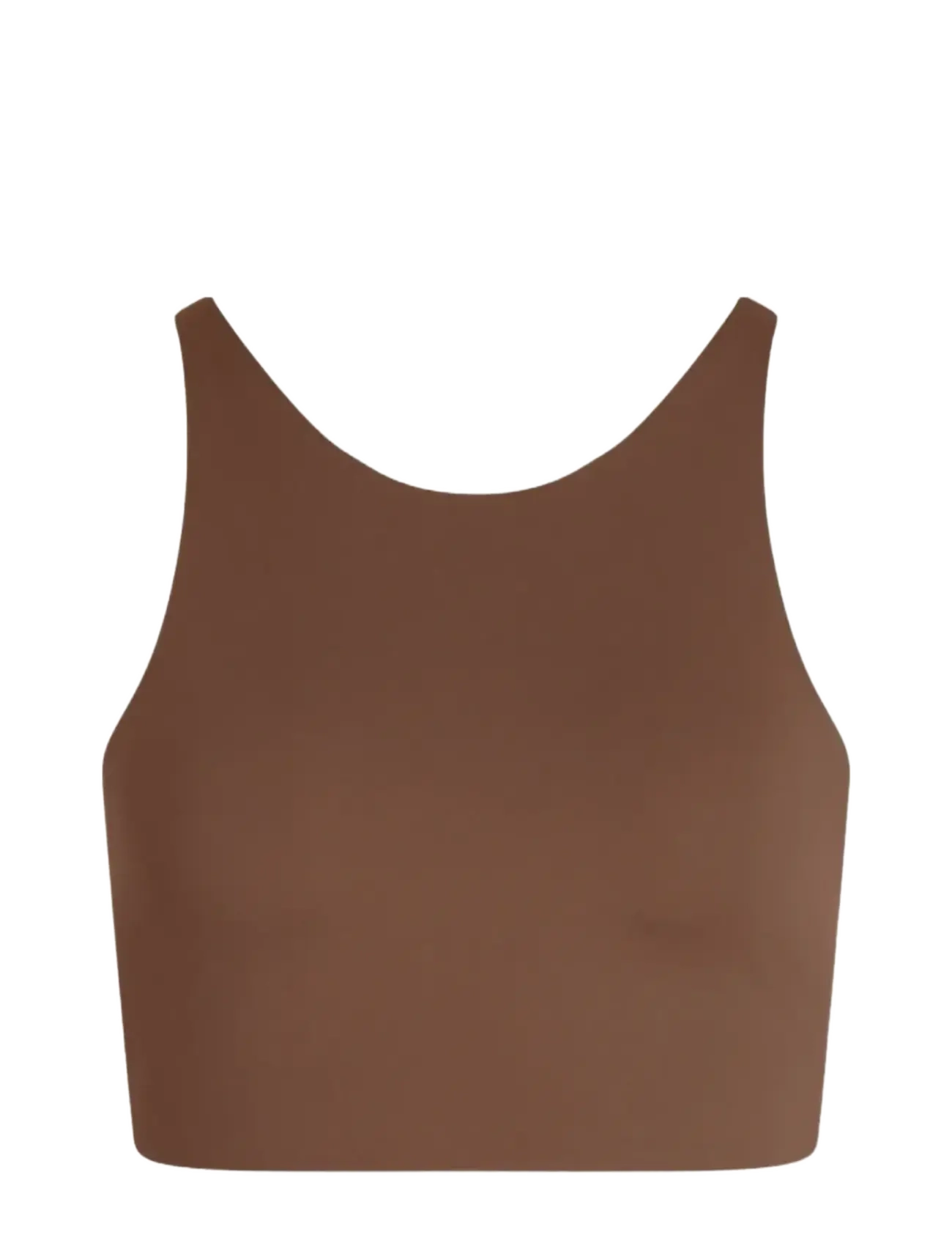 Girlfriend Collective Topanga Bra, Cross-Back - Underkläder - VALLEY / brown