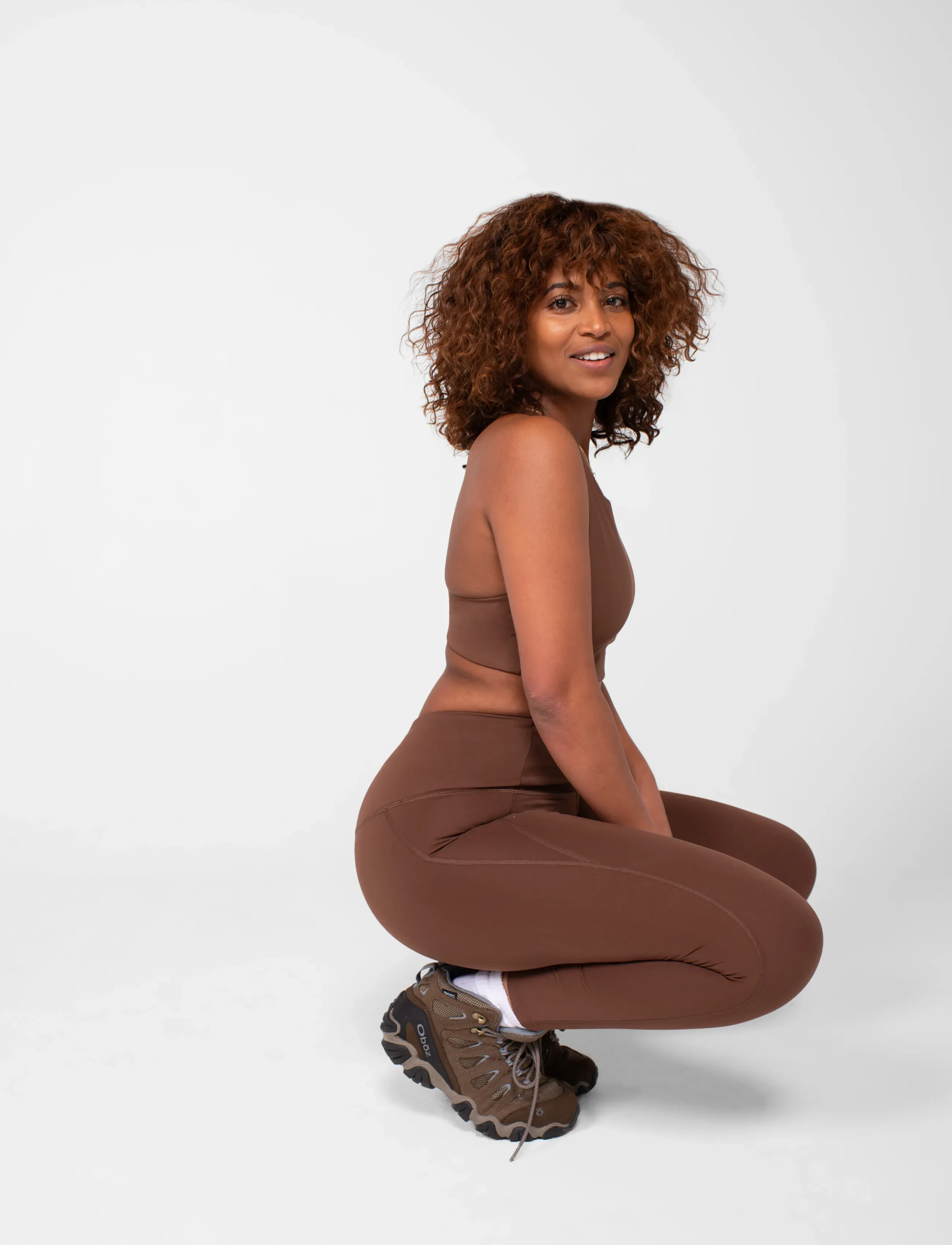 Girlfriend Collective - Topanga Bra, Cross-Back - sports bh'er: medium støtte - valley - 3