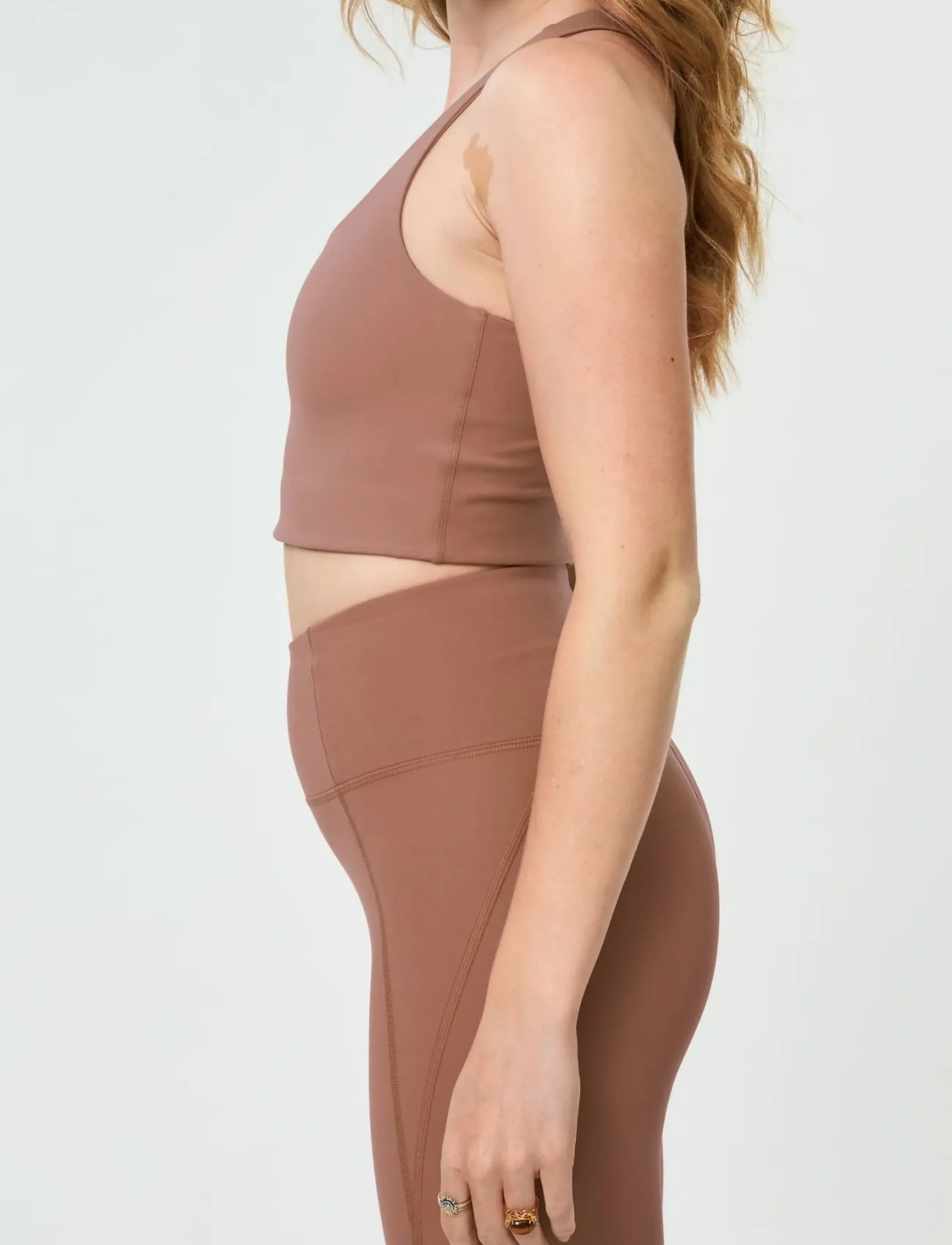 Girlfriend Collective - Paloma Bra - sports bh'er: medium støtte - antler - 5