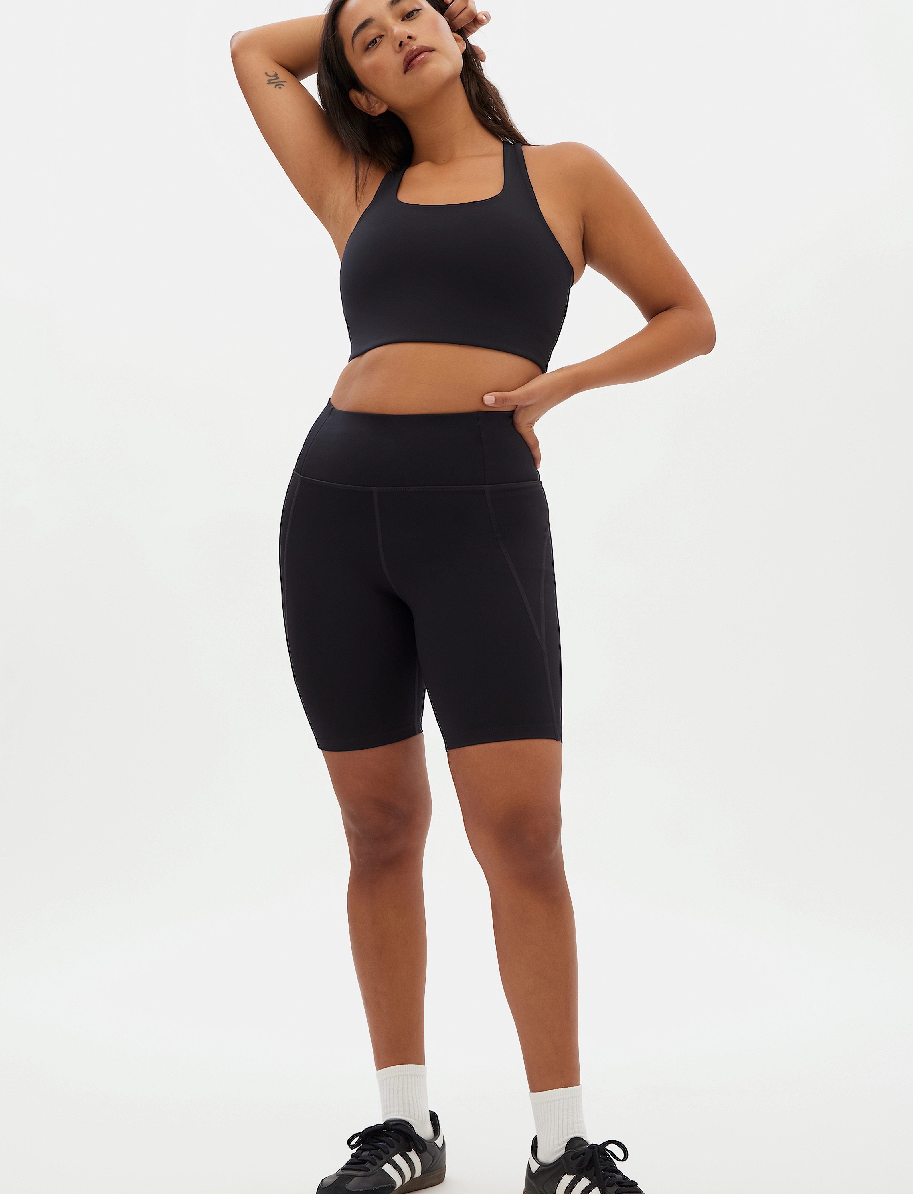 Girlfriend Collective - Paloma Bra - sports bh'er: medium støtte - black - 5