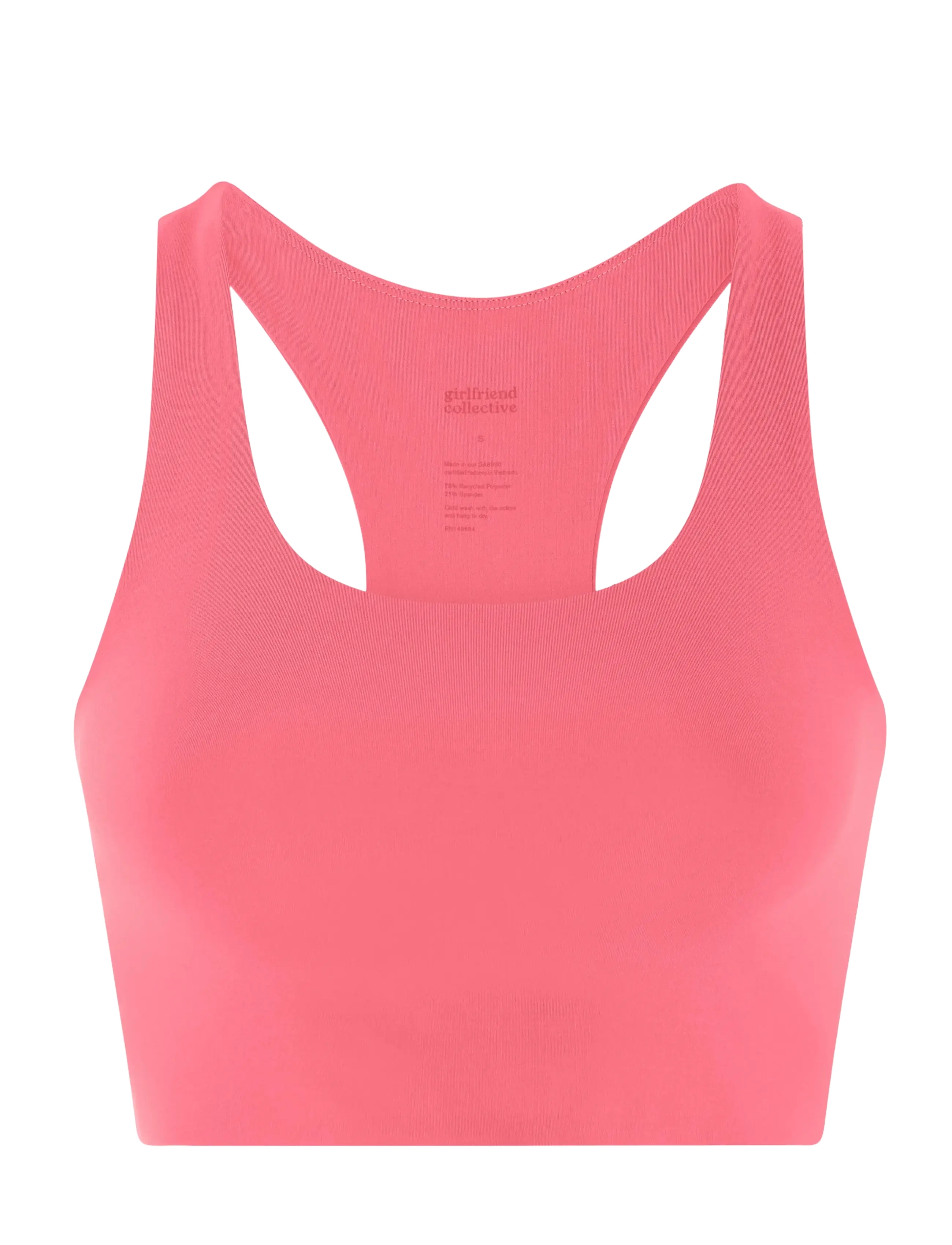 Girlfriend Collective Paloma Bra - Undertøj - CAMELLIA / pink/rose