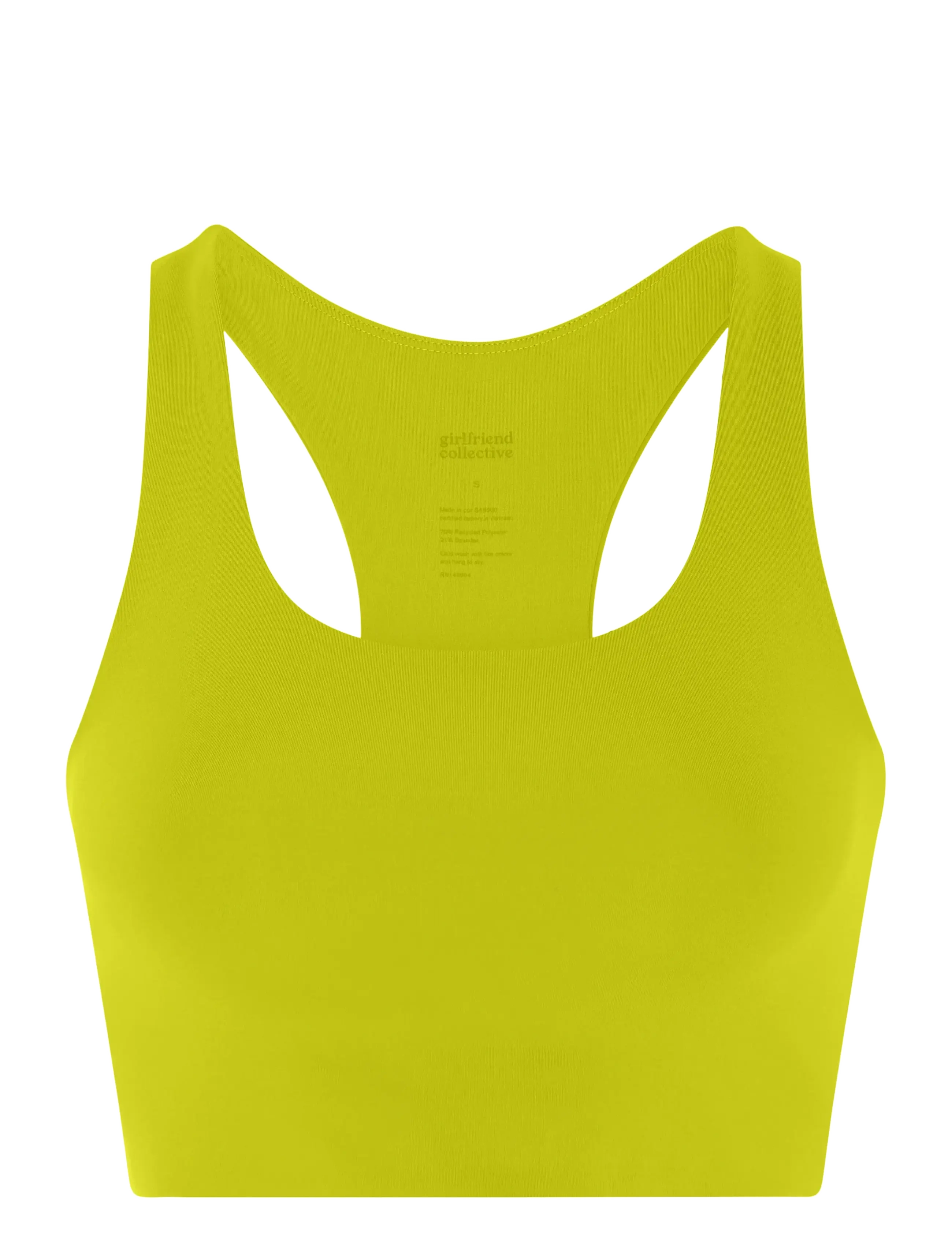 Girlfriend Collective Paloma Bra - Underkläder - CHARTREUSE / green