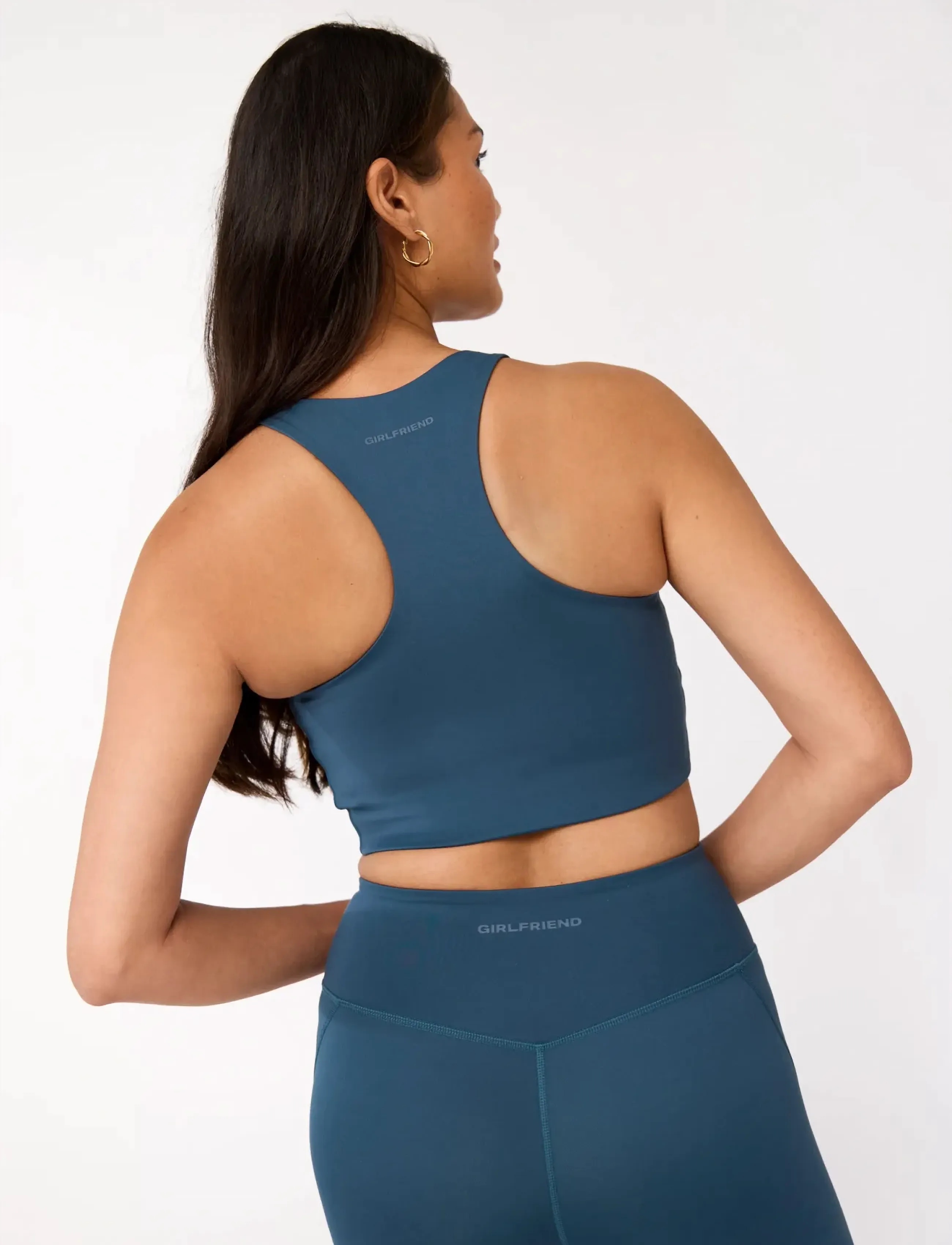 Girlfriend Collective - Paloma Bra - sports bh'er: medium støtte - ink - 3
