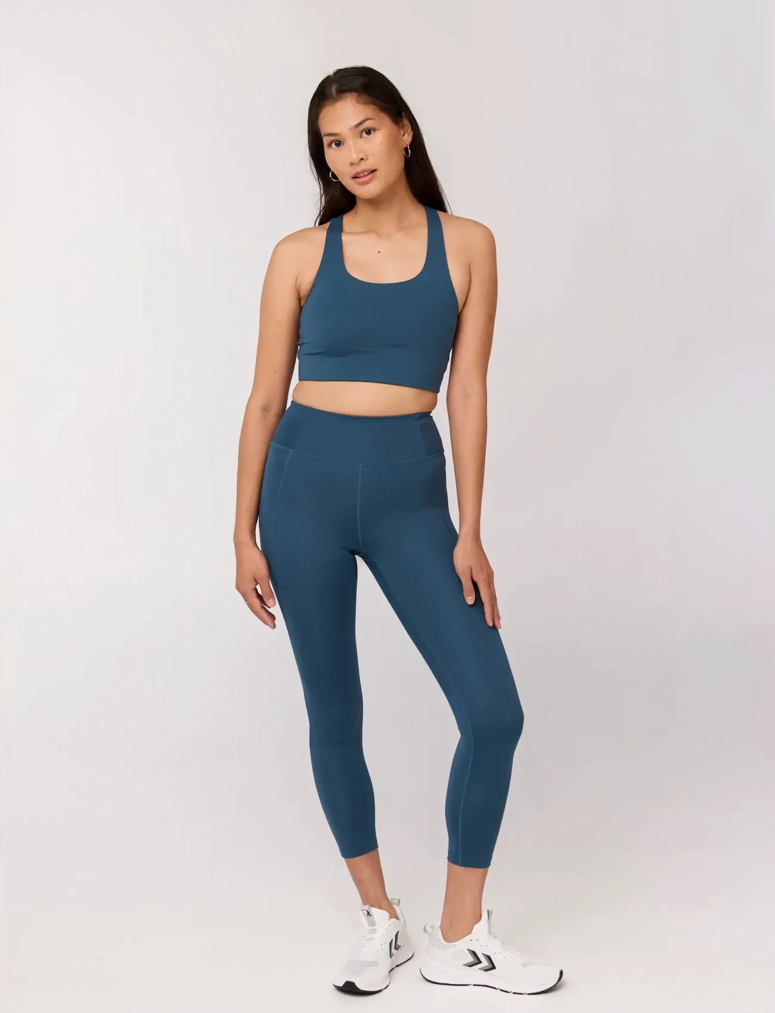 Girlfriend Collective - Paloma Bra - sports bh'er: medium støtte - ink - 5