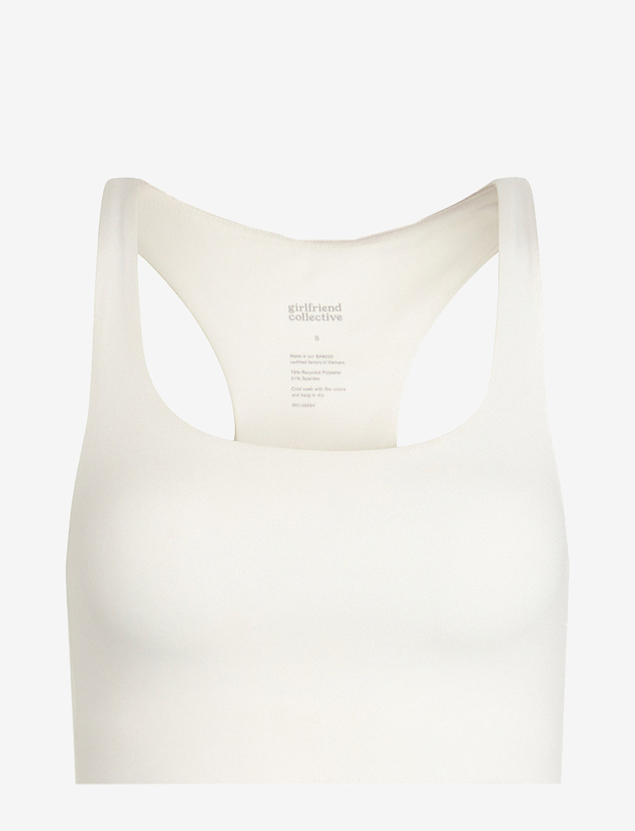 Girlfriend Collective - Paloma Bra - medium støtte - ivory - 1