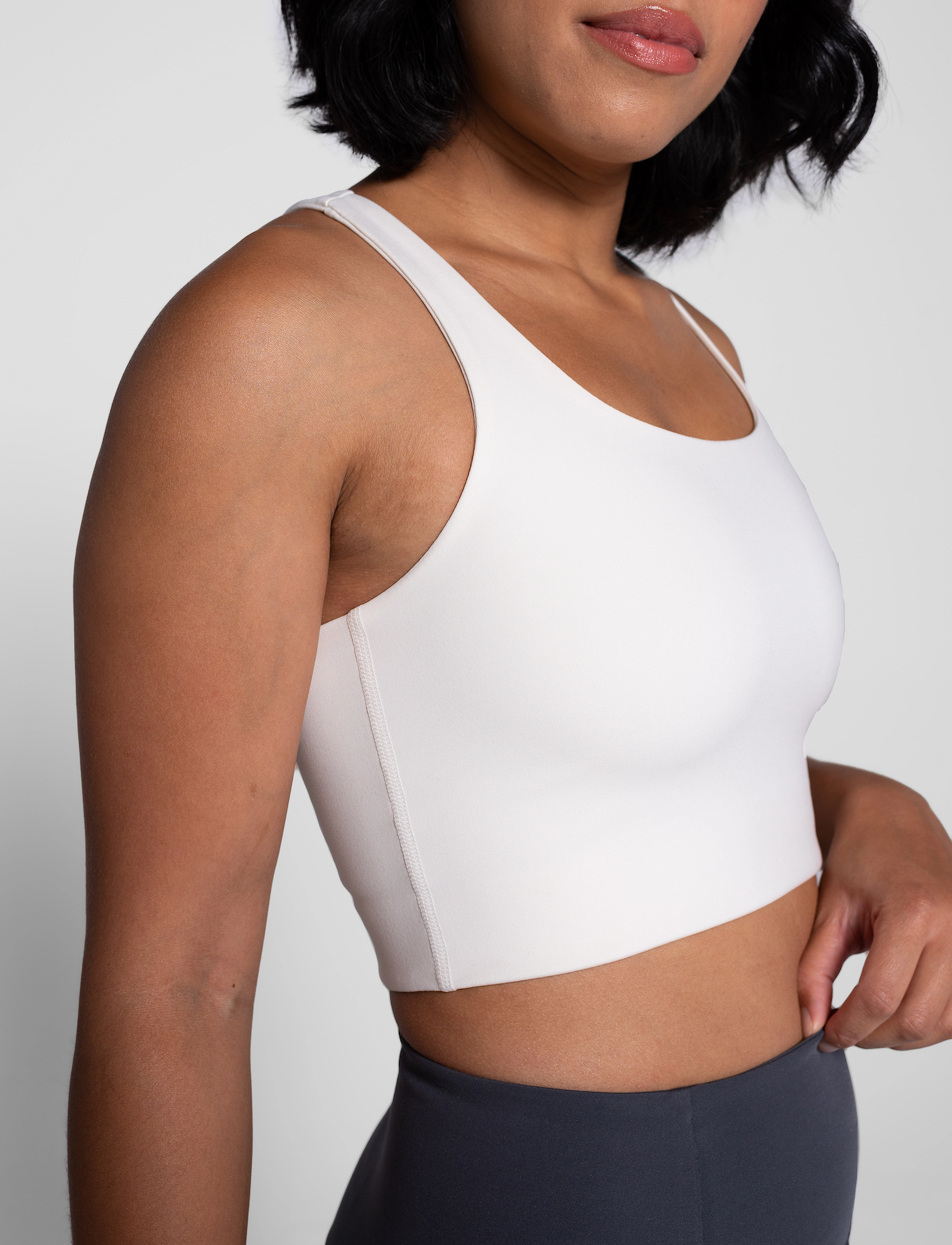 Girlfriend Collective - Paloma Bra - medium support - ivory - 3