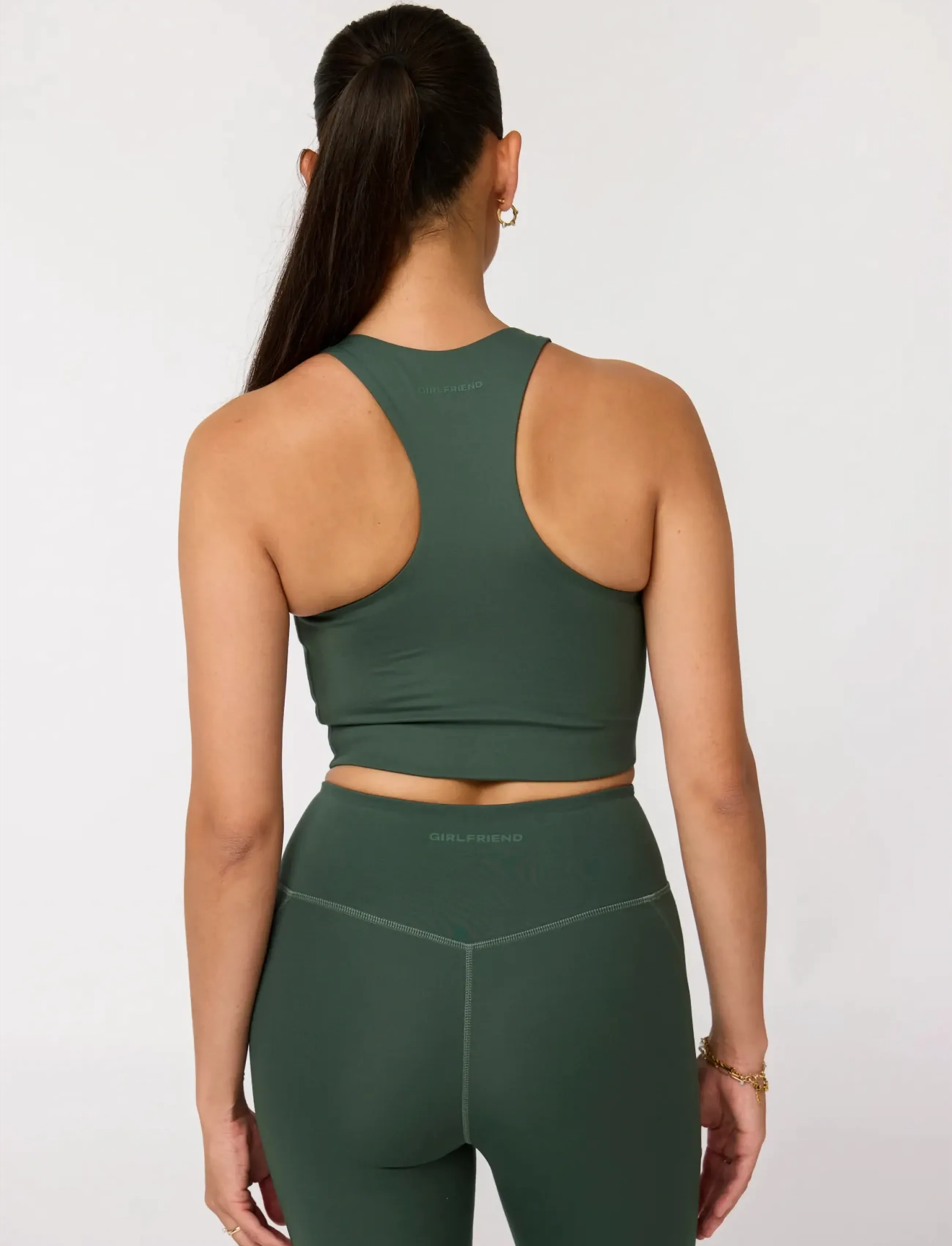 Girlfriend Collective - Paloma Bra - sports bh'er: medium støtte - jungle - 3