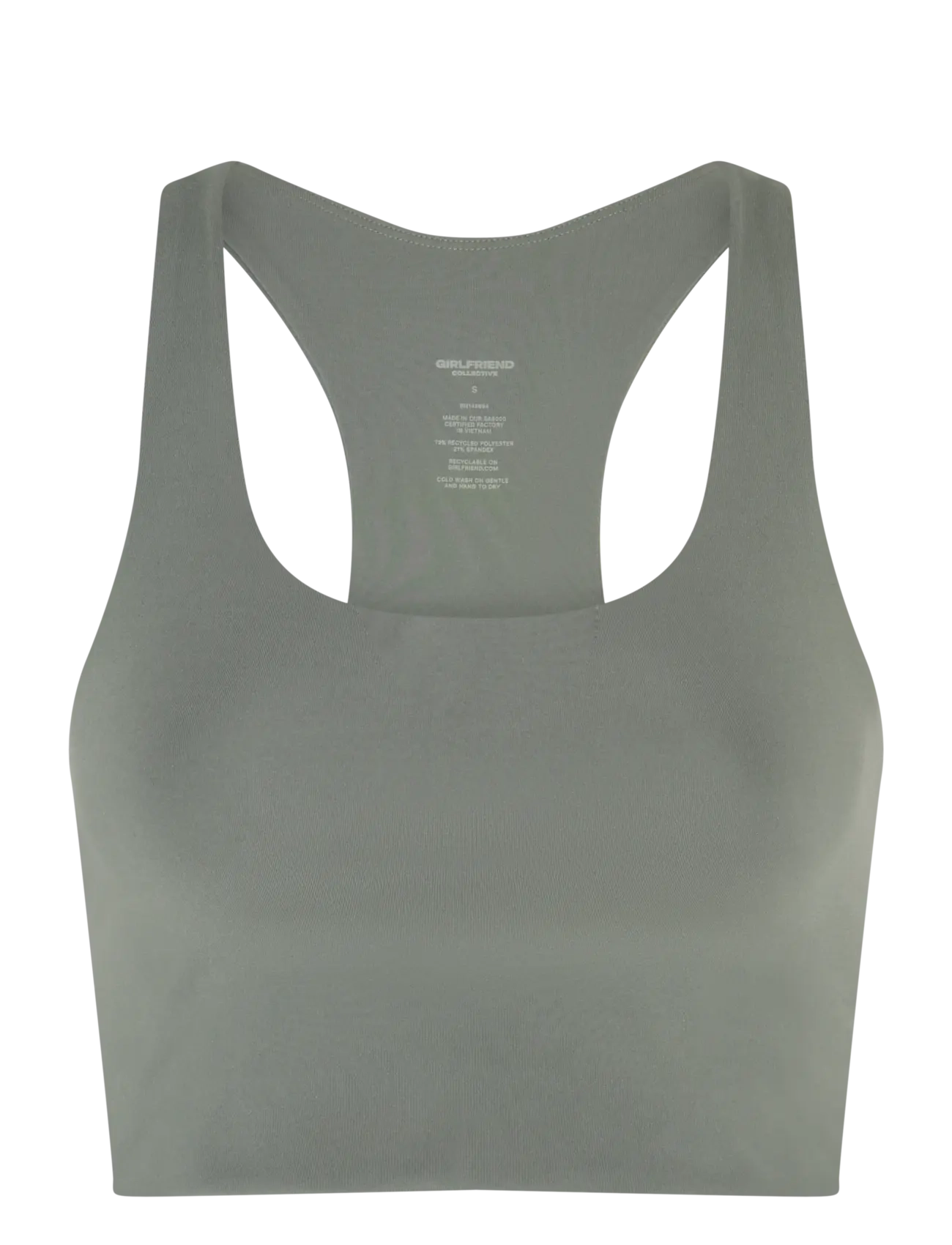 GIRLFRIEND COLLECTIVE Paloma BH Khaki - M - Damen