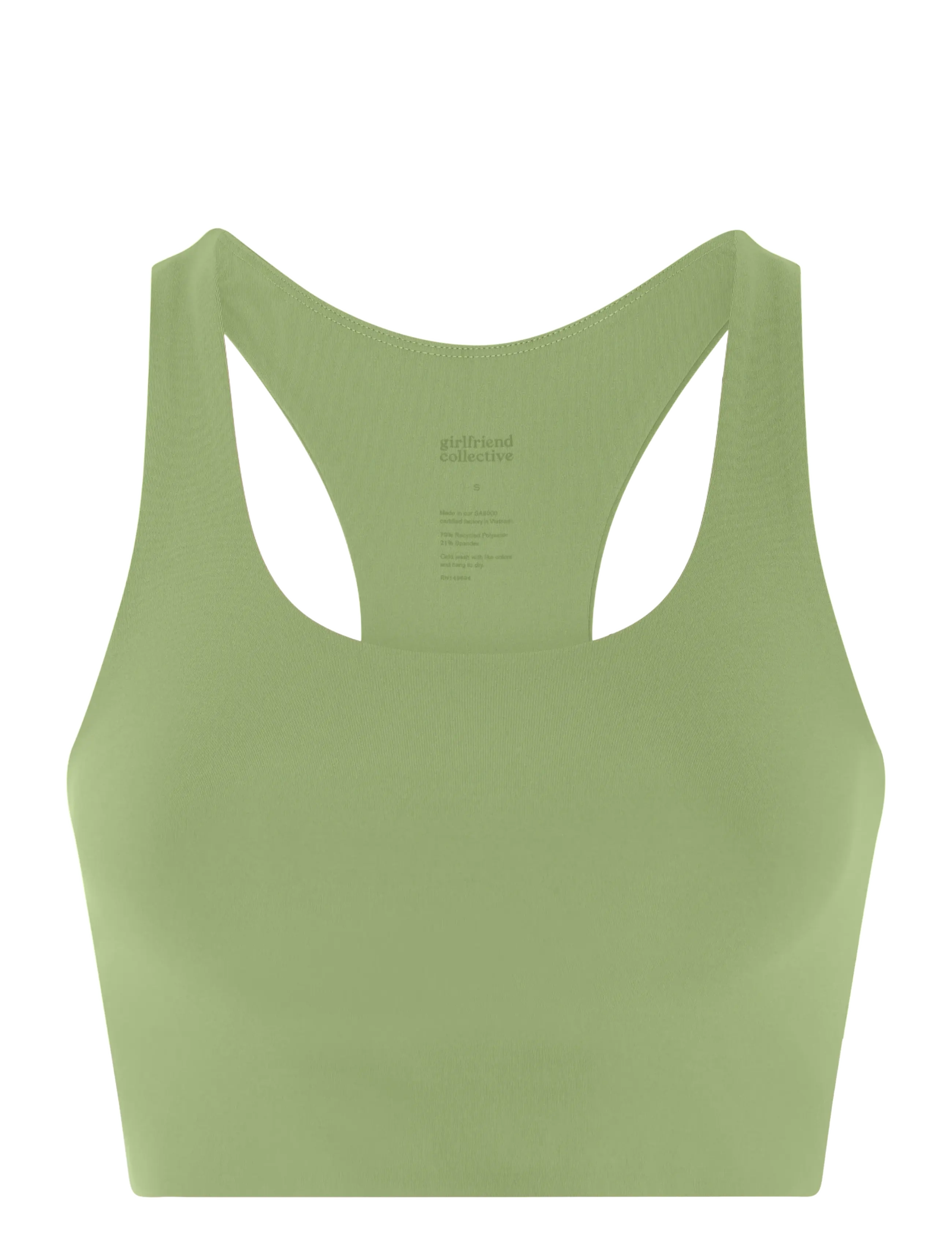 GIRLFRIEND COLLECTIVE Paloma BH Grün - XS - Damen