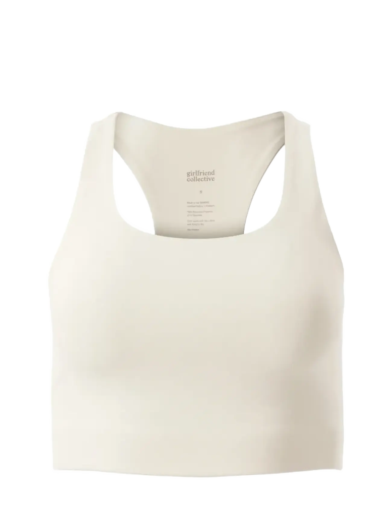 Girlfriend Collective Paloma Bra - Underkläder - MOREL / cream