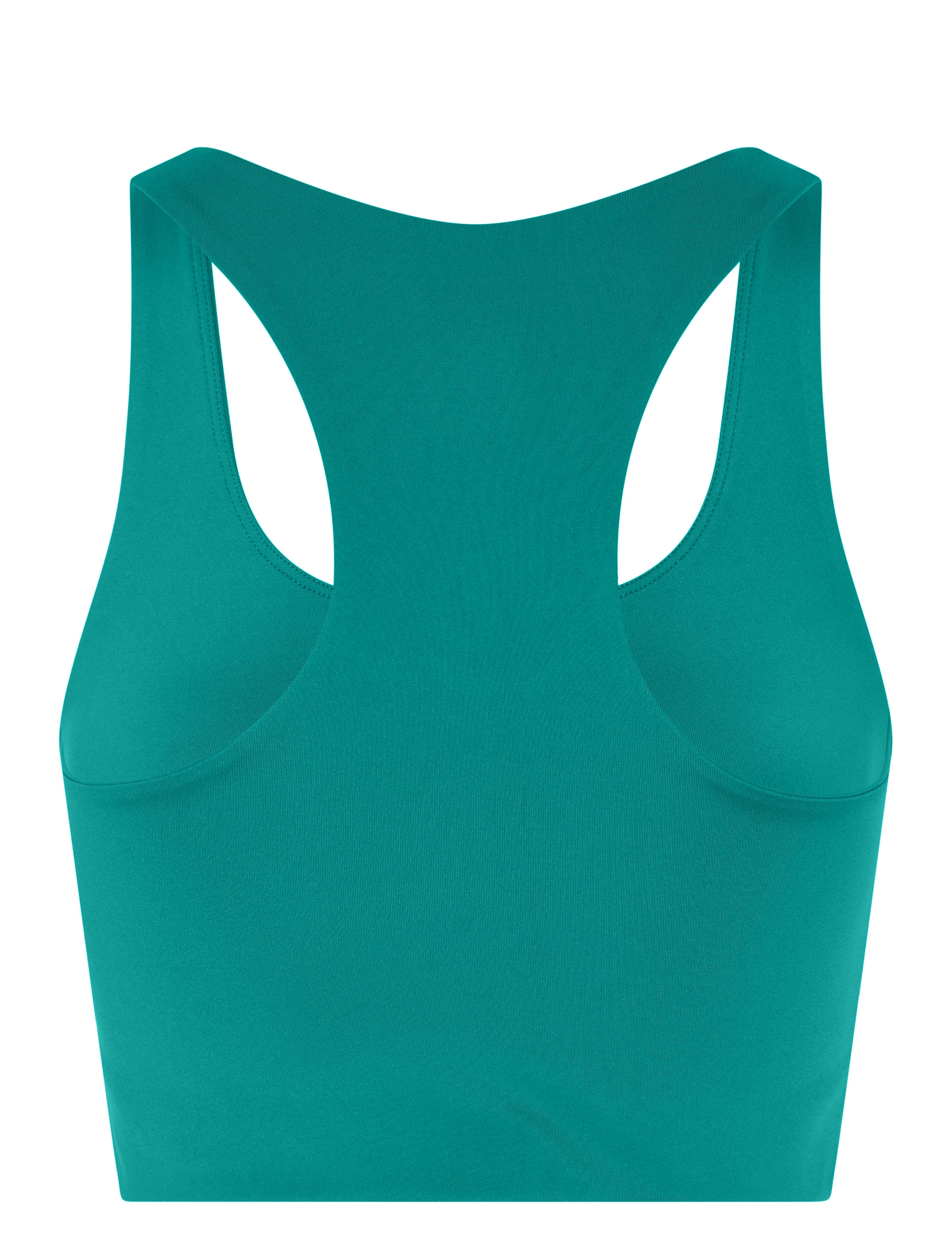Girlfriend Collective - Paloma Bra - sports bh'er: medium støtte - peacock - 2
