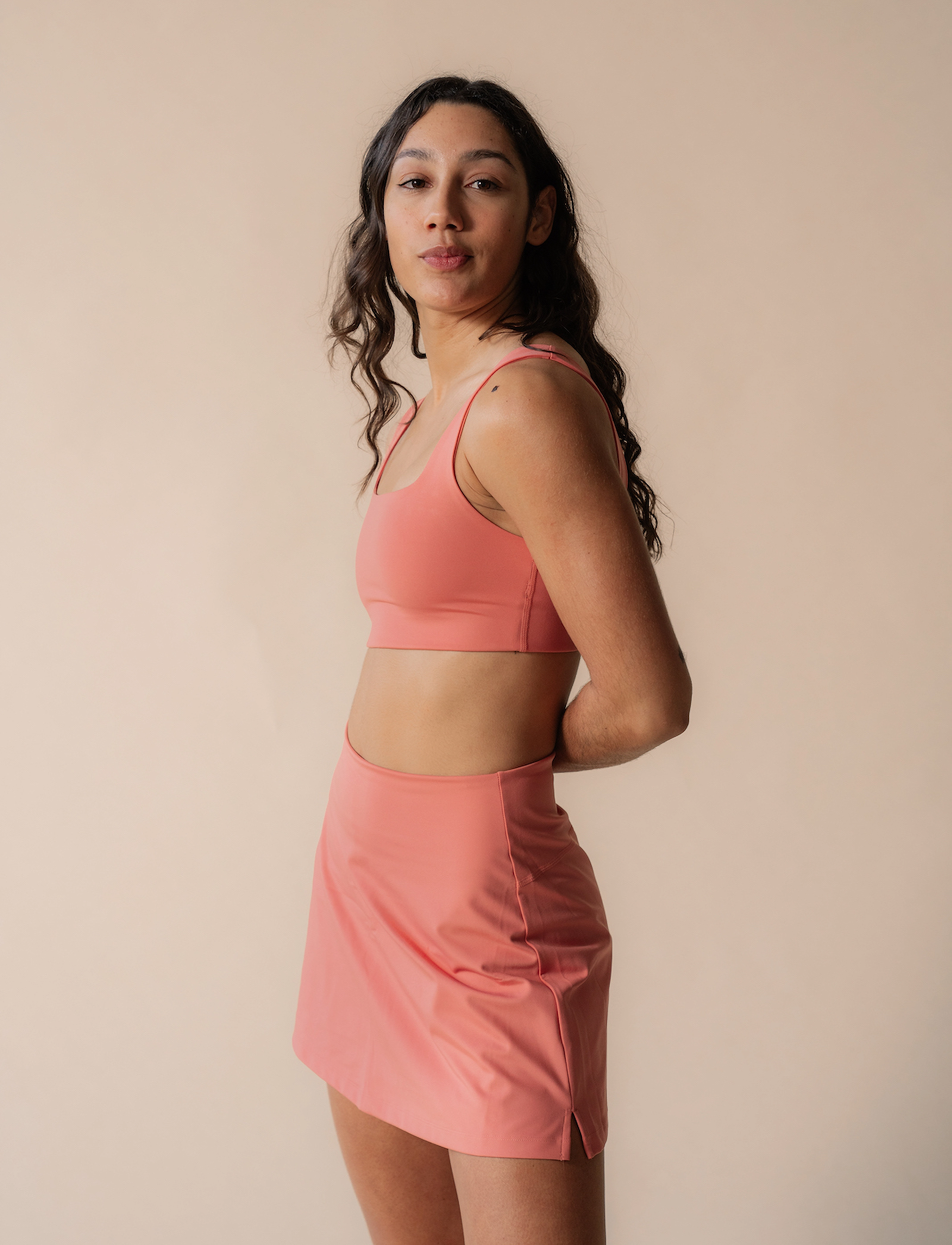 Girlfriend Collective - Paloma Bra - sport brjóstahaldarar: miðlungs stuðningur - primrose - 5
