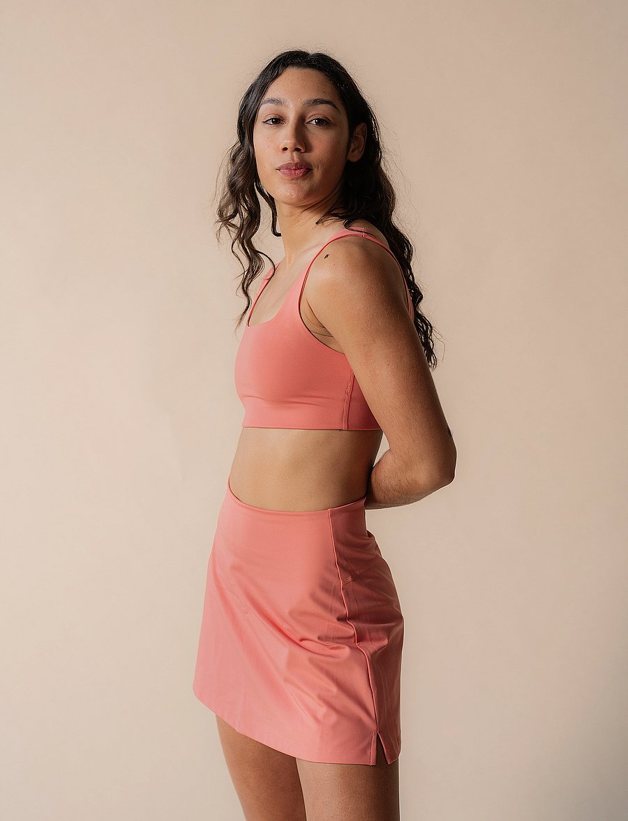 Girlfriend Collective - Paloma Bra - sport brjóstahaldarar: miðlungs stuðningur - primrose - 5