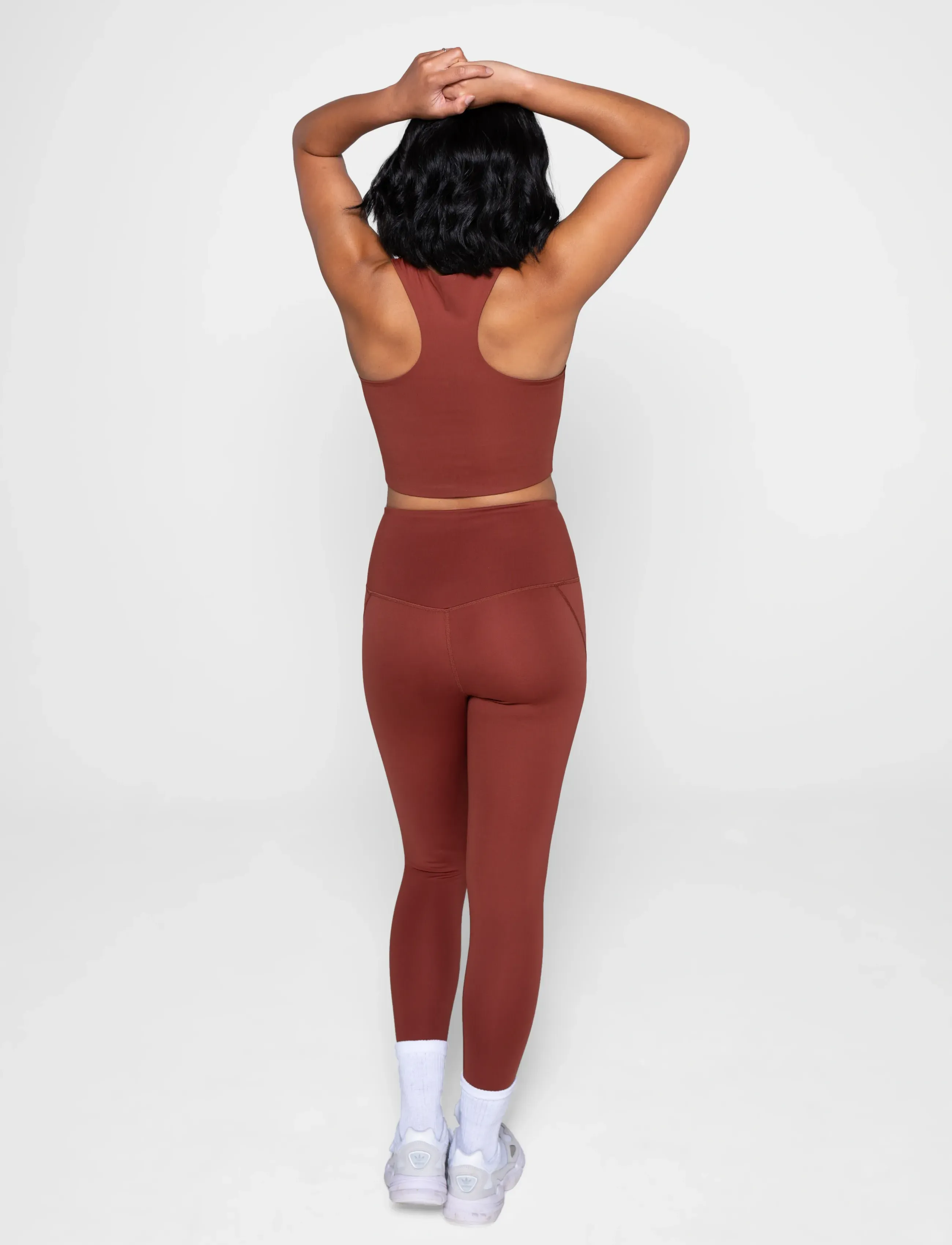 Girlfriend Collective - Paloma Bra - sports bh'er: medium støtte - sedona - 3