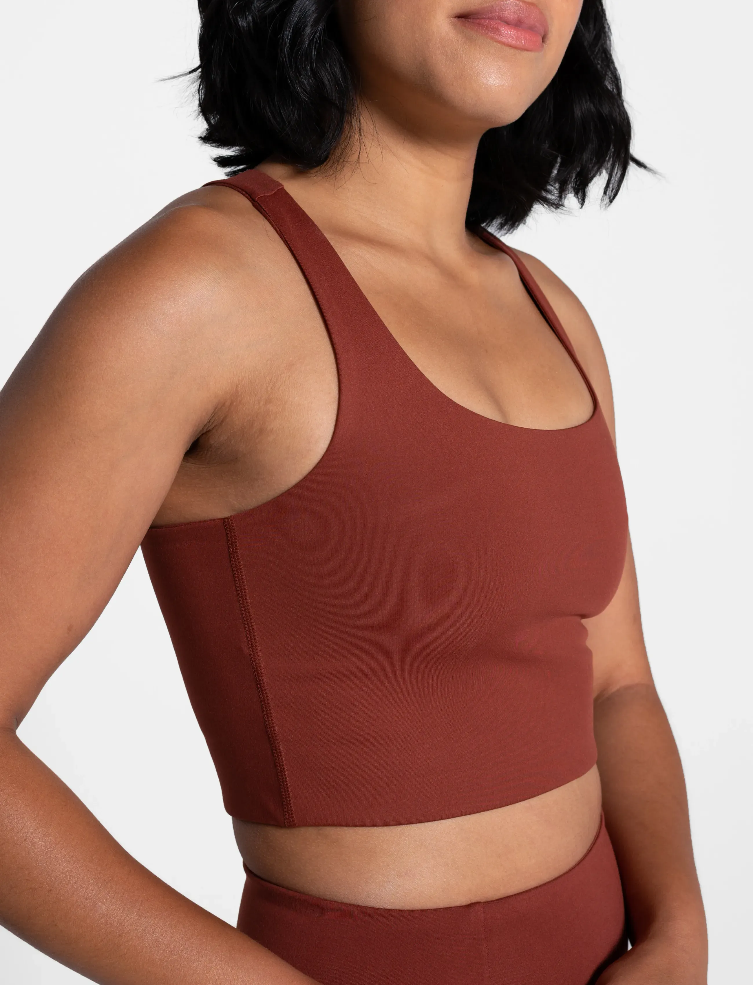 Girlfriend Collective - Paloma Bra - spordirinnahoidjad: keskmine - sedona - 4