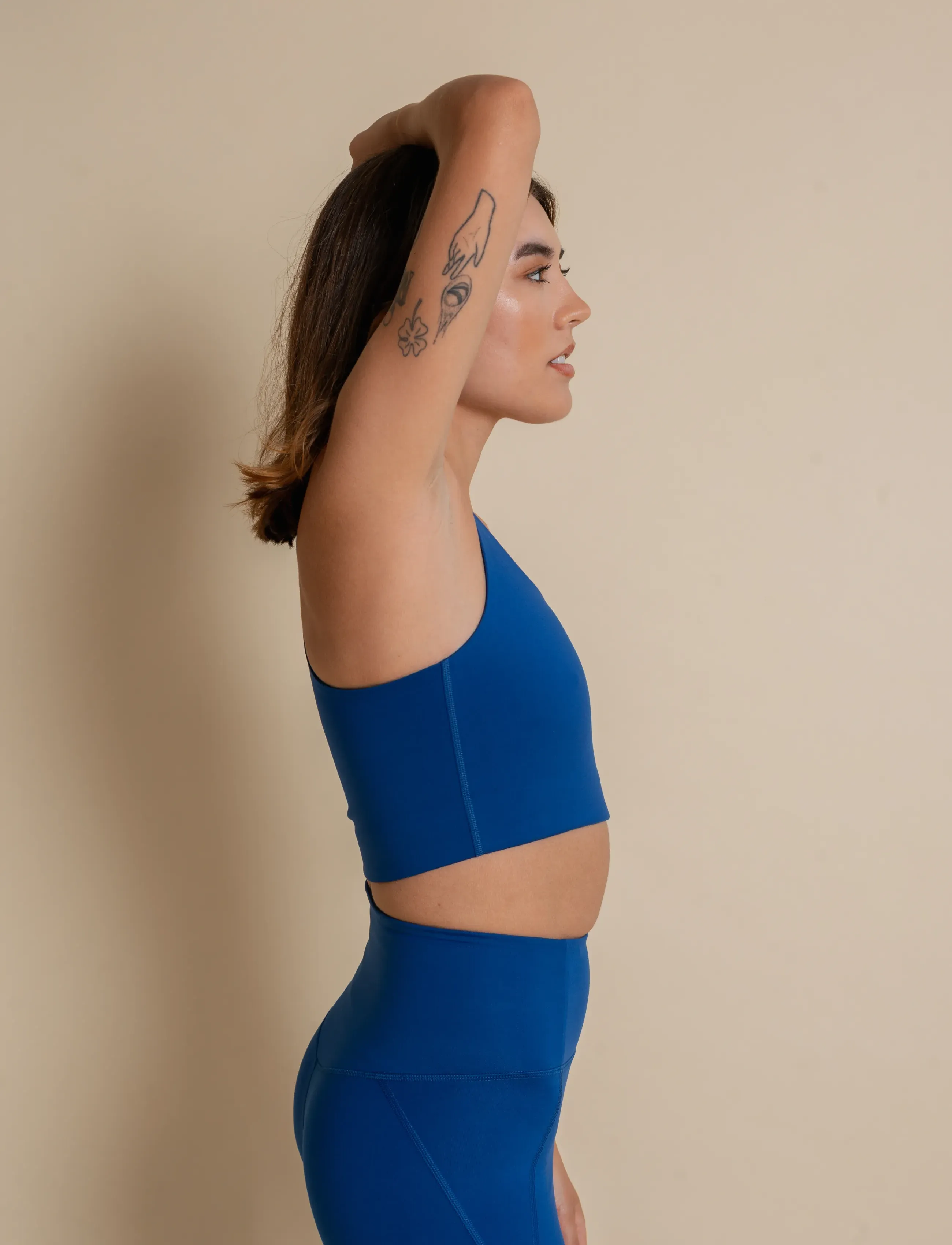 Girlfriend Collective - Paloma Bra - sports bh'er: medium støtte - sodalite - 5