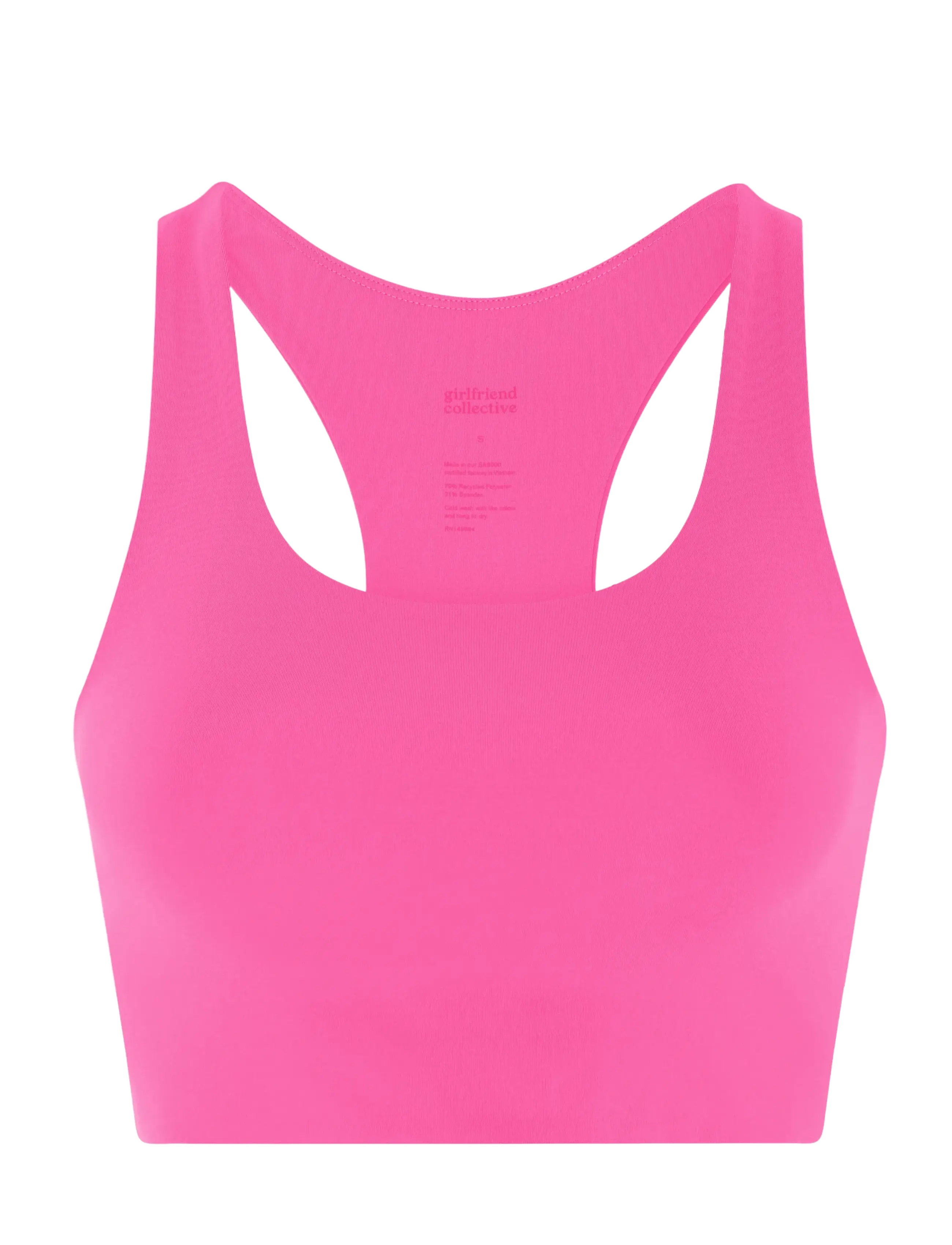 Girlfriend Collective Paloma Bra - Undertøj - ULTRAVIOLET / pink/rose